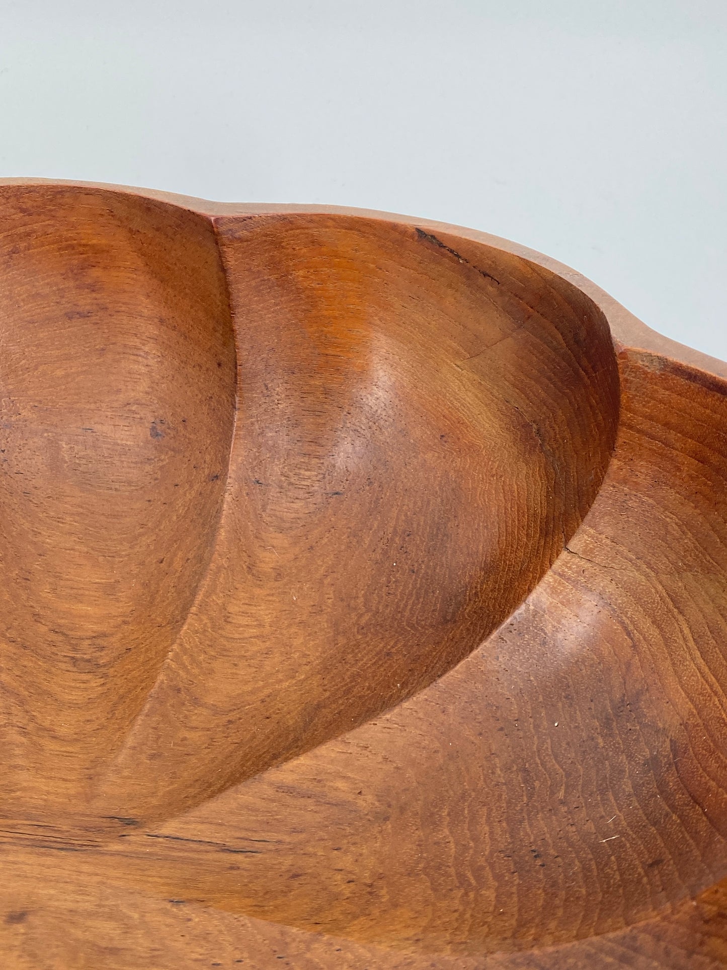 Schüssel und Salatbesteck aus Teak, 60er 70er