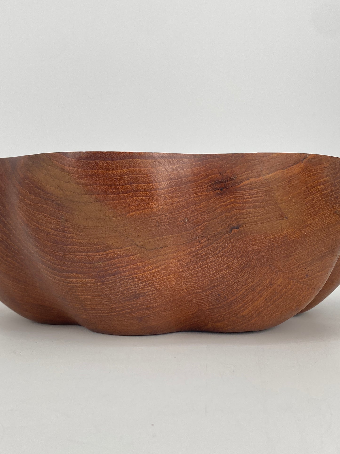 Schüssel und Salatbesteck aus Teak, 60er 70er