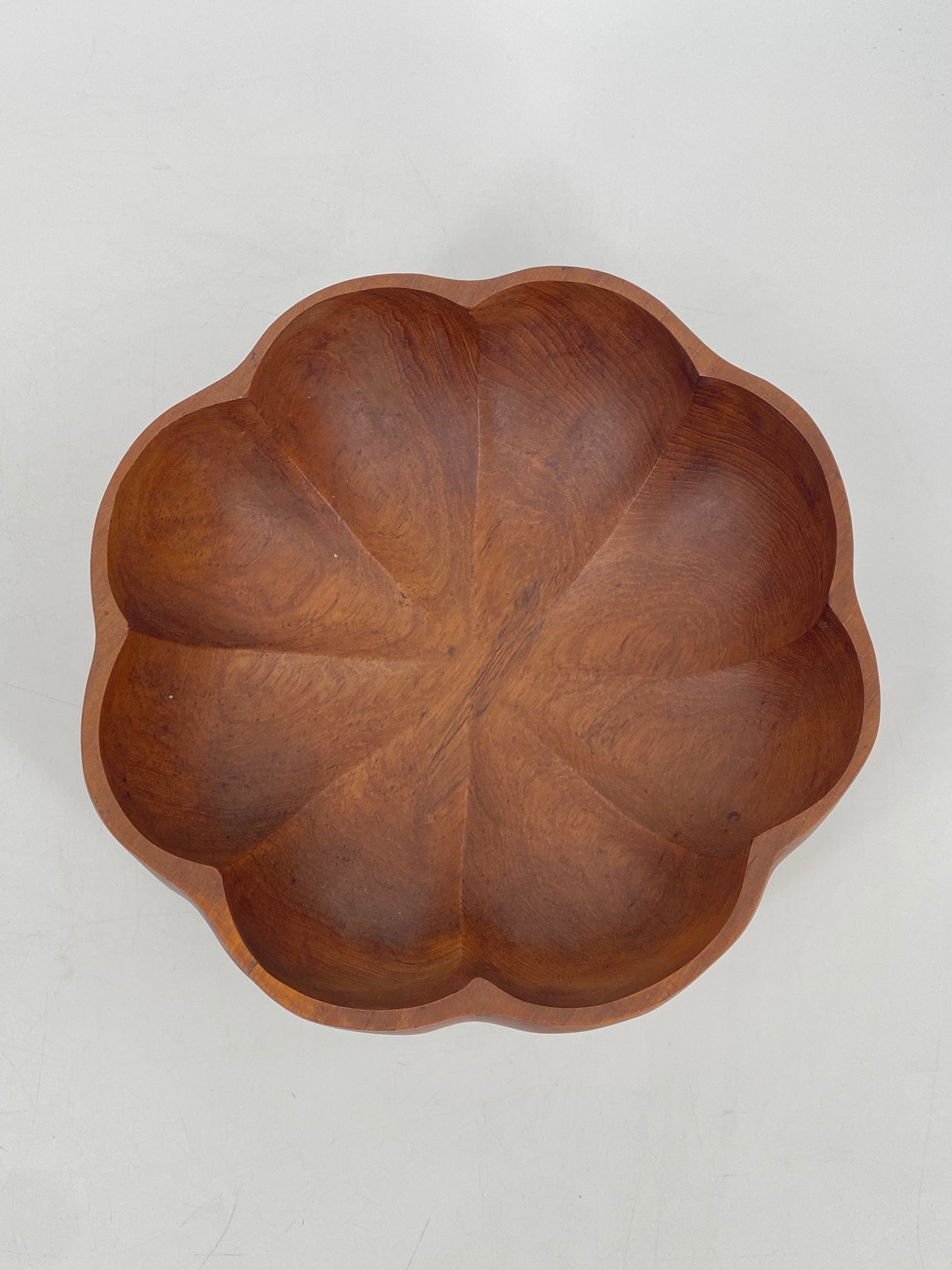 Schüssel und Salatbesteck aus Teak, 60er 70er