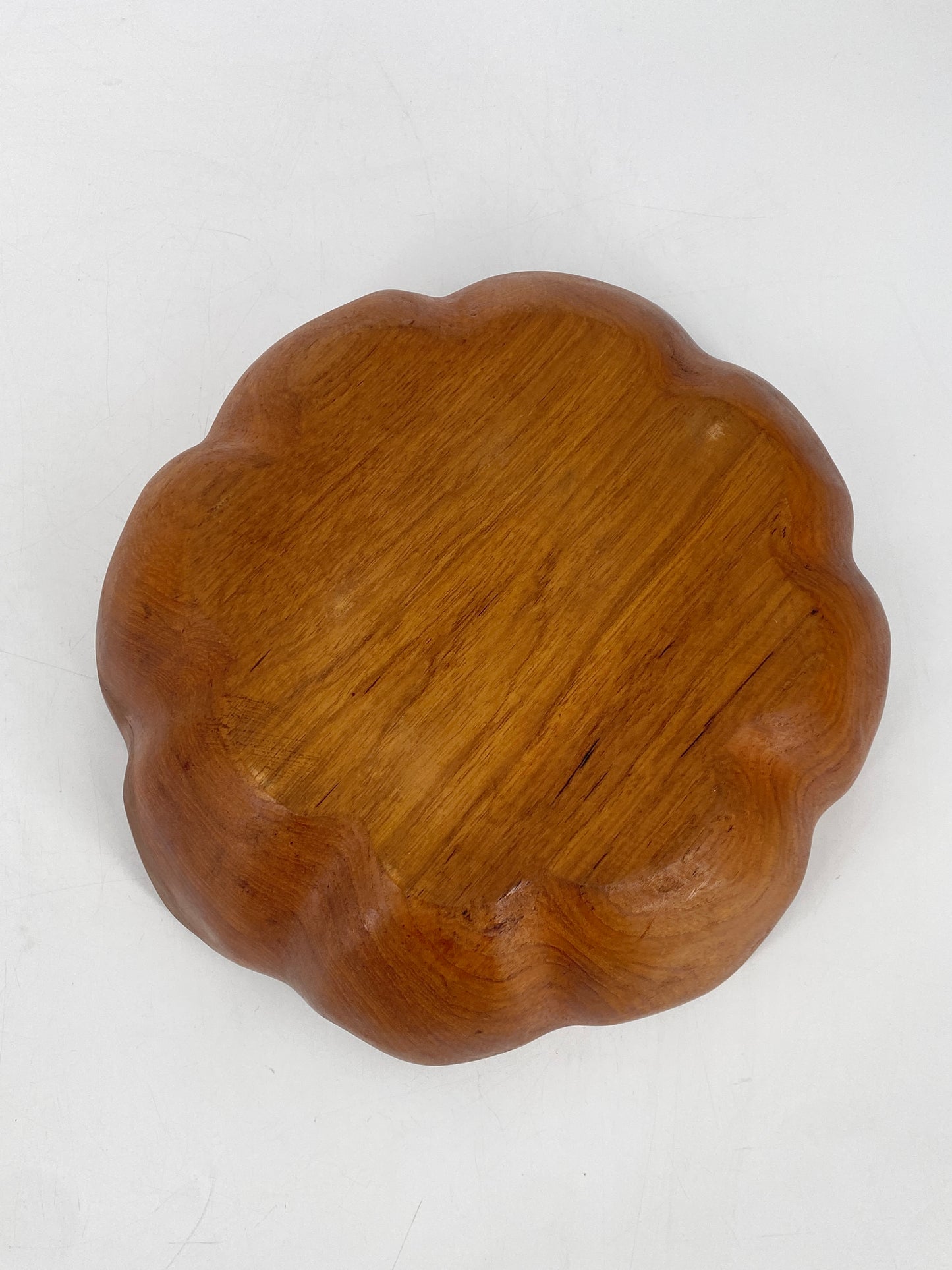 Schüssel und Salatbesteck aus Teak, 60er 70er