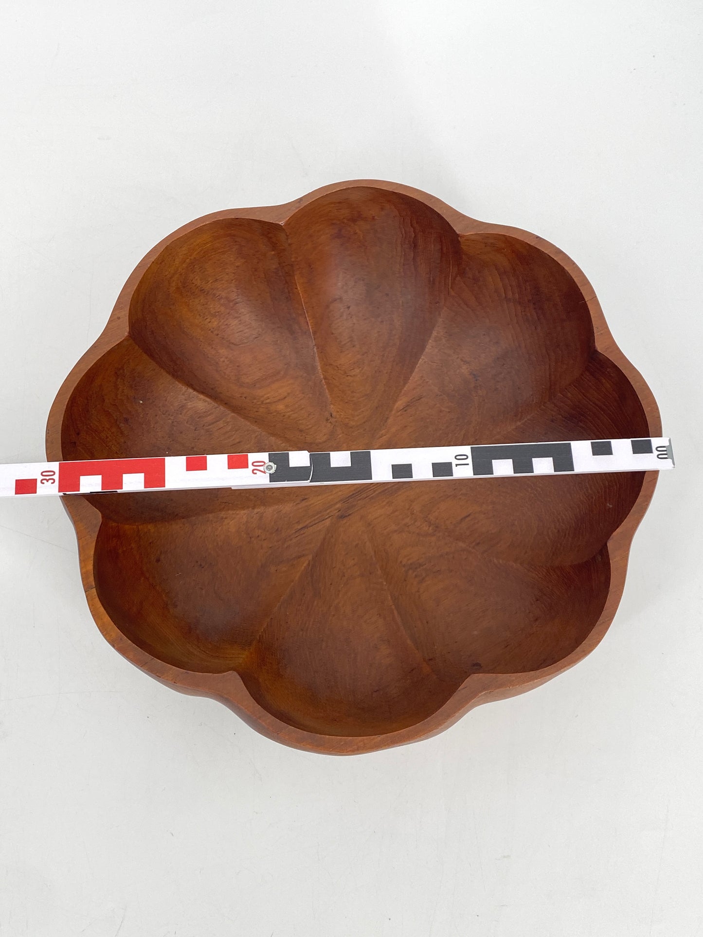 Schüssel und Salatbesteck aus Teak, 60er 70er