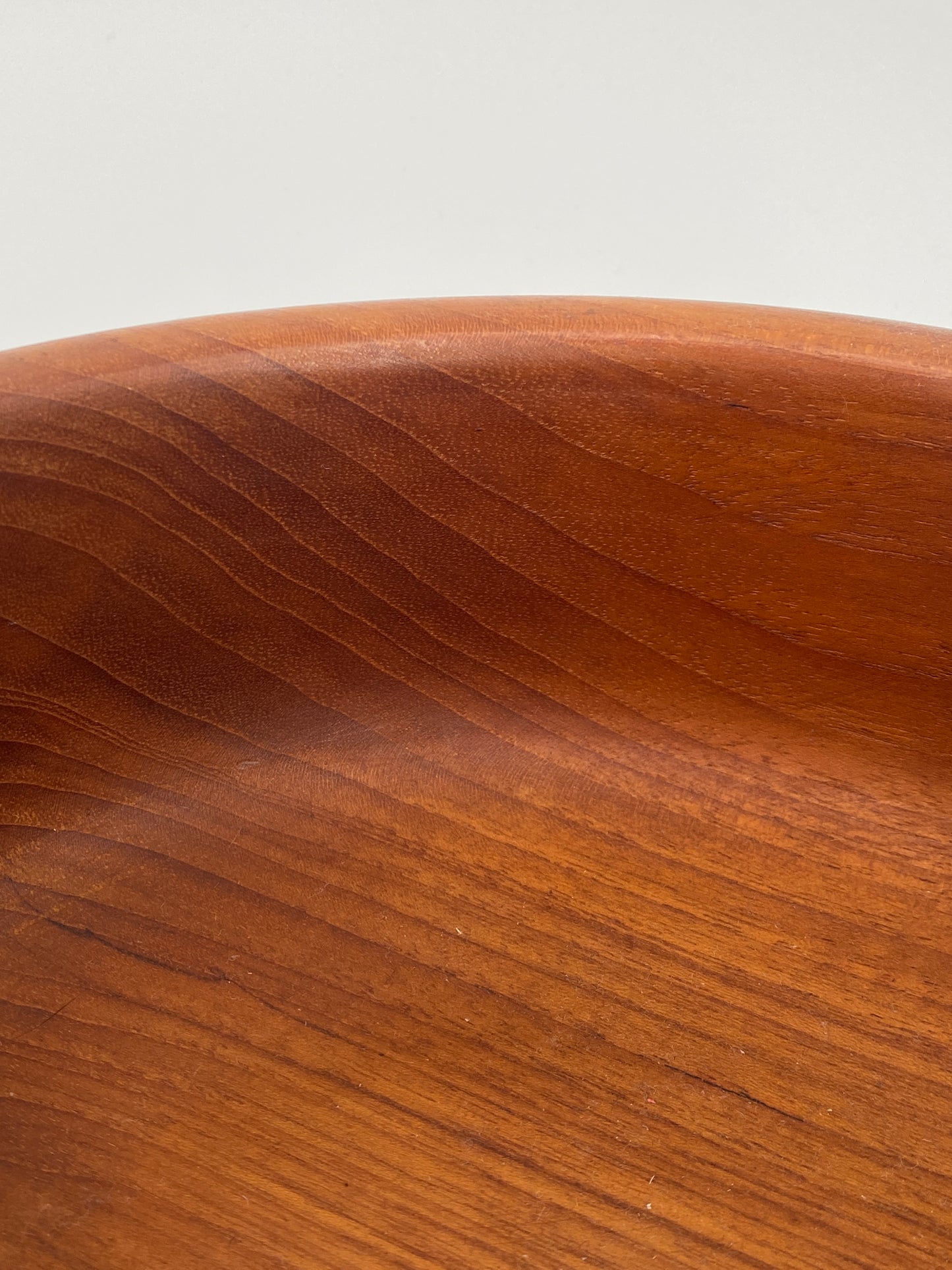 Schüssel und Salatbesteck aus Teak, 60er 70er