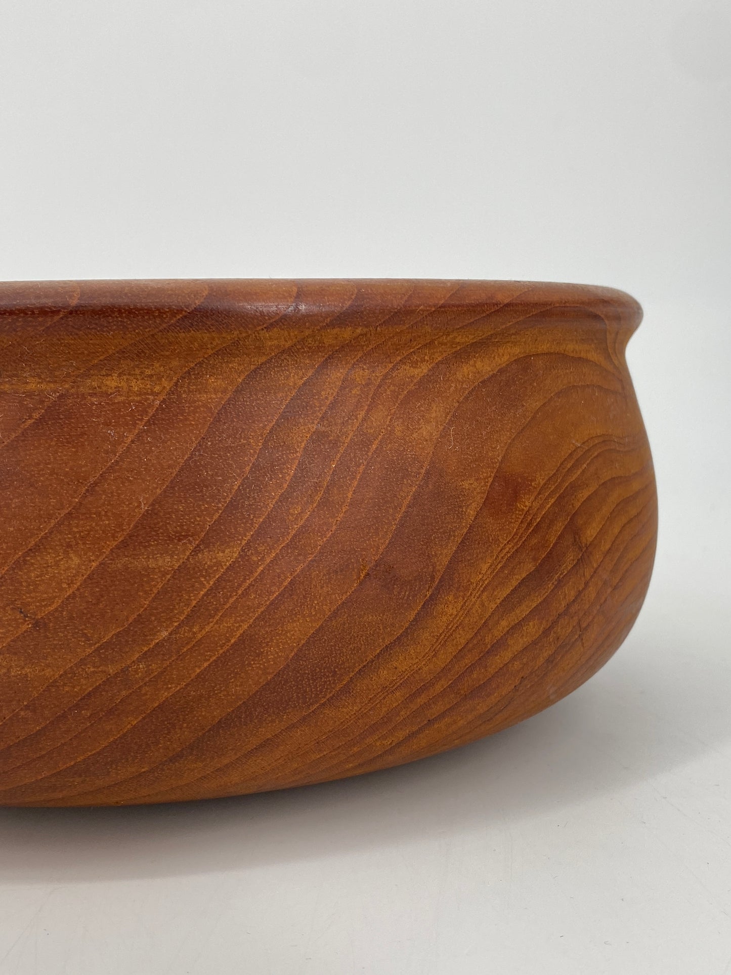 Schüssel und Salatbesteck aus Teak, 60er 70er