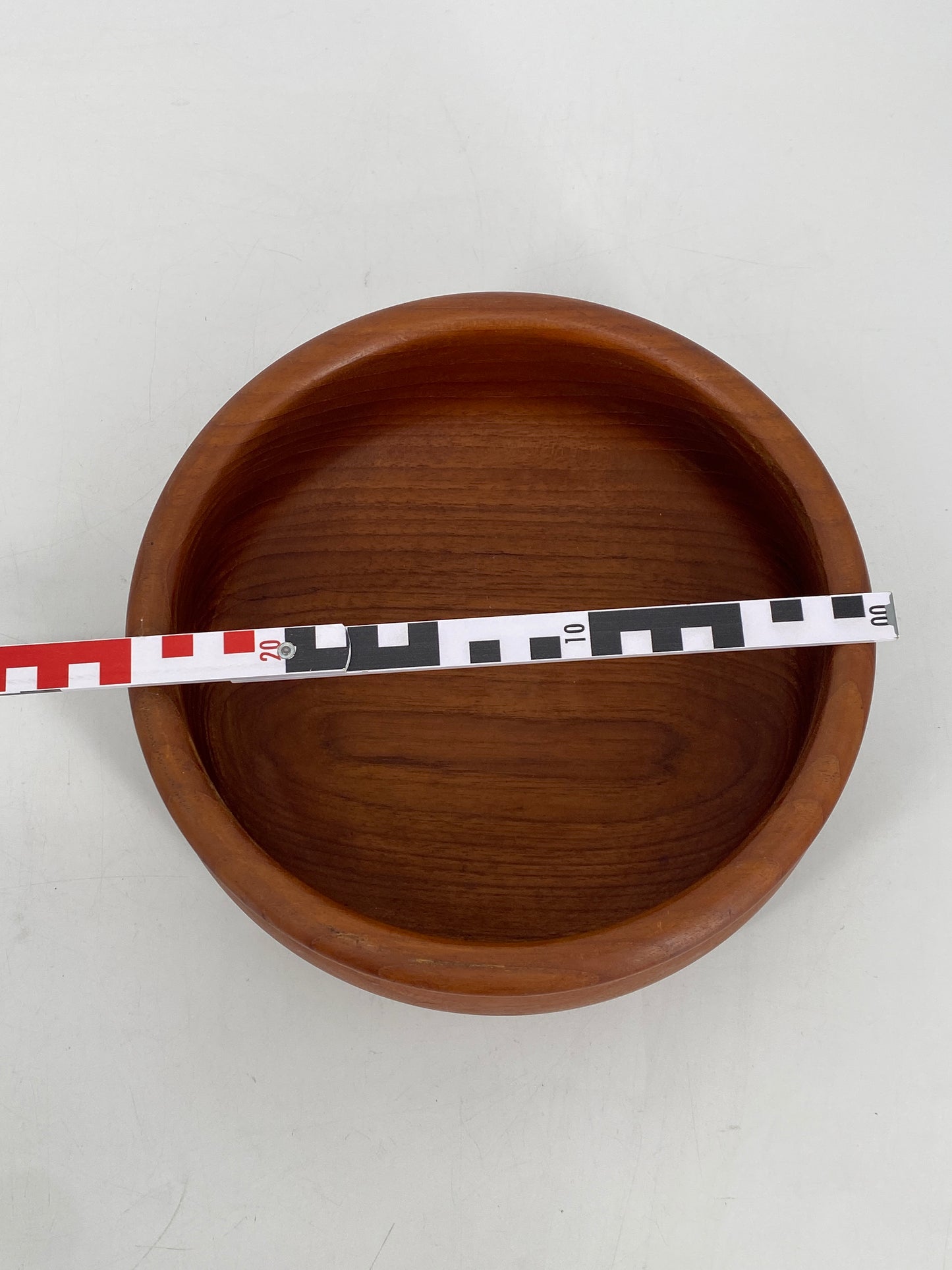 Schüssel und Salatbesteck aus Teak, 60er 70er