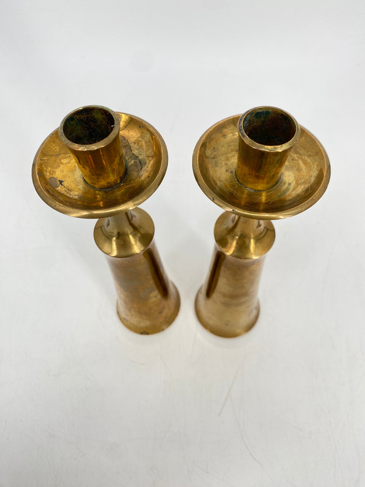 2x Kerzenständer von Jens Quistgaard für Quistgaard Dansk Designs, 1950/60er