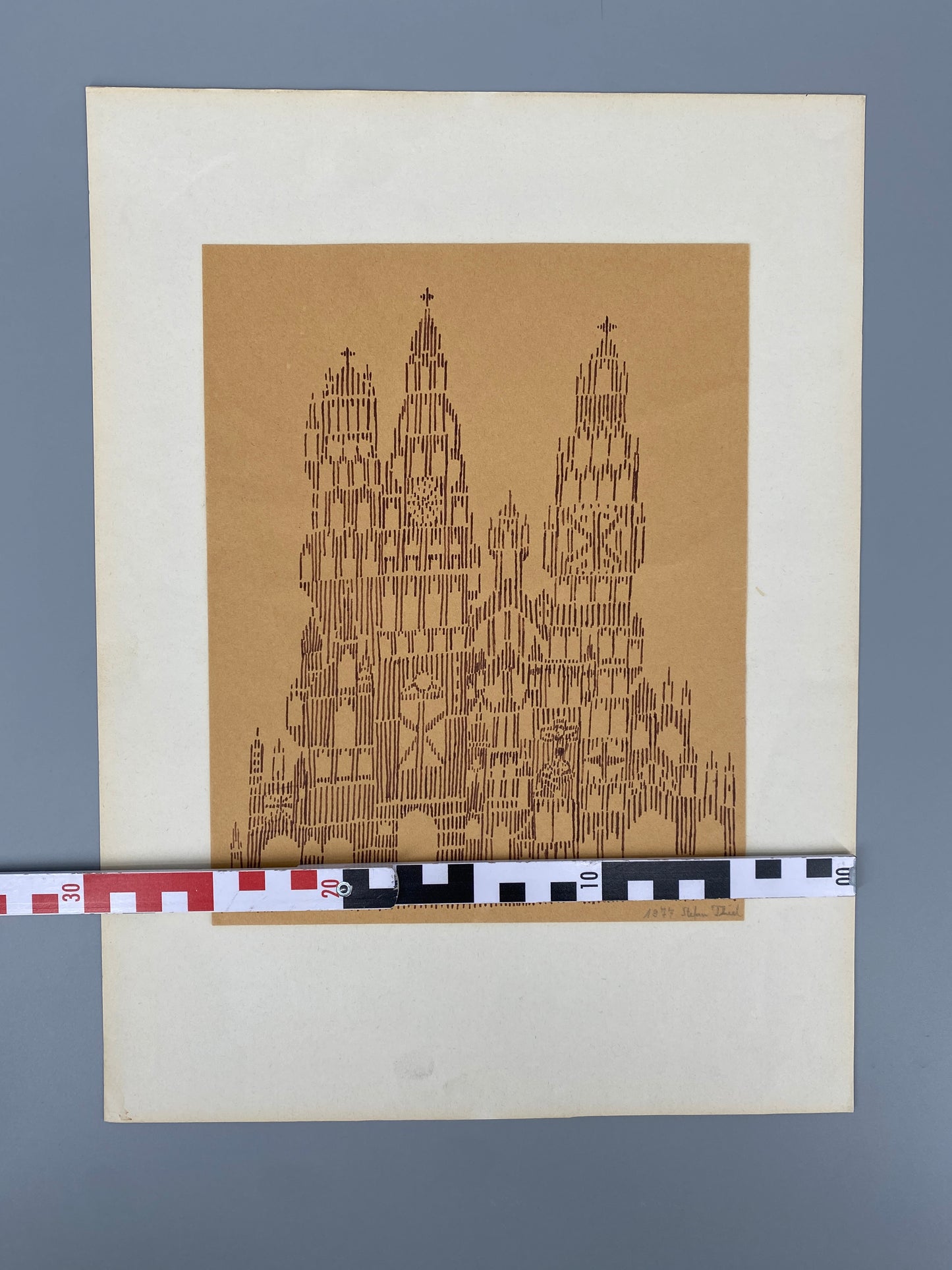 Algorhytmische Grafik von Stefan Thiel, Konzeptkunst