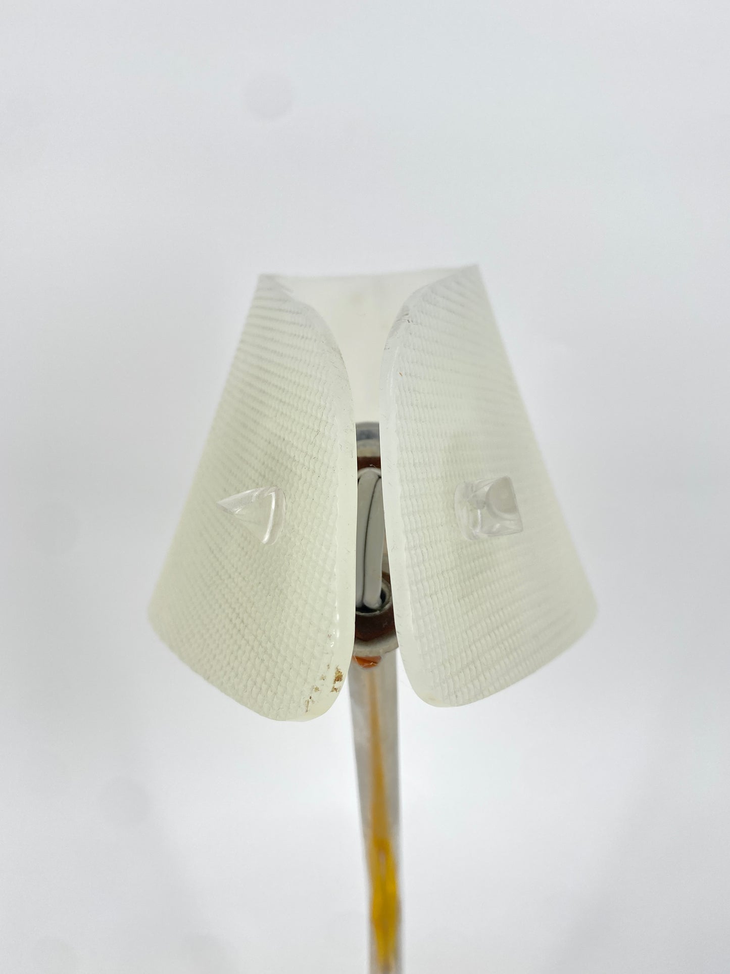 Tischlampen von Apolinary Galecki, Acrylglas Gelb, 1960/70er Jahre