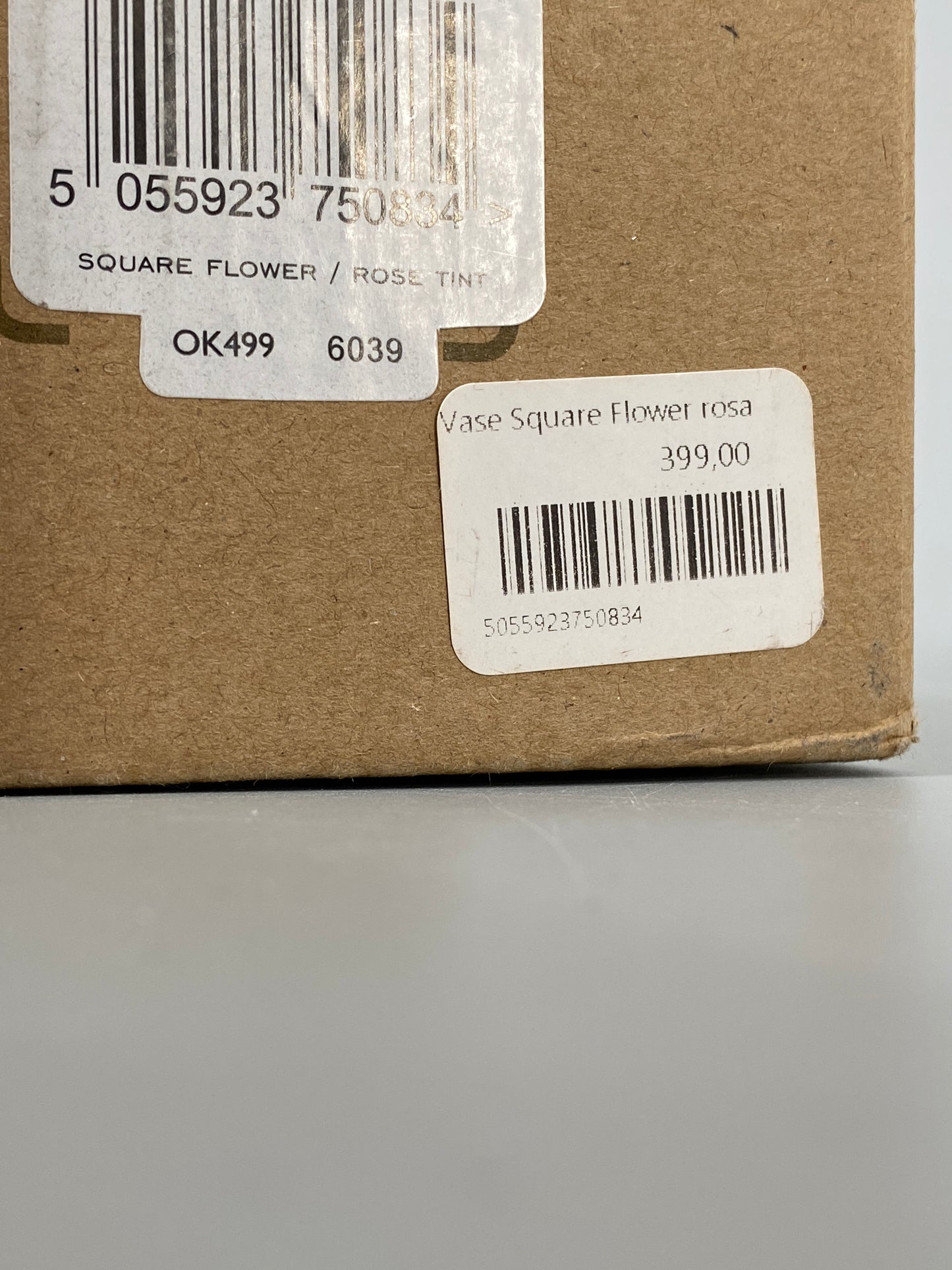 Keramikvase in Rosa von Orla Kiely in Originalverpackung, 2018