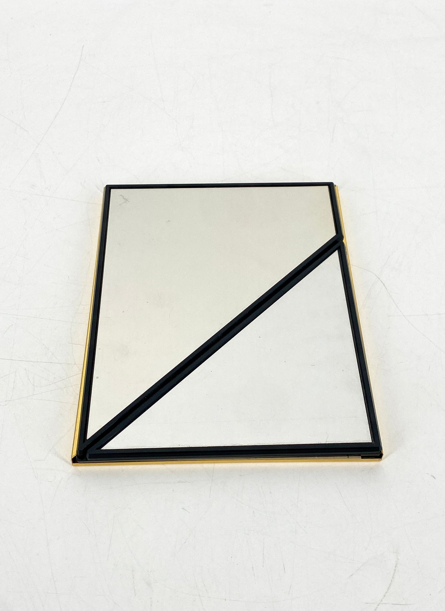 Eleganter Bilderrahmen mit Schlangenmuster in Gold, Made in Italy