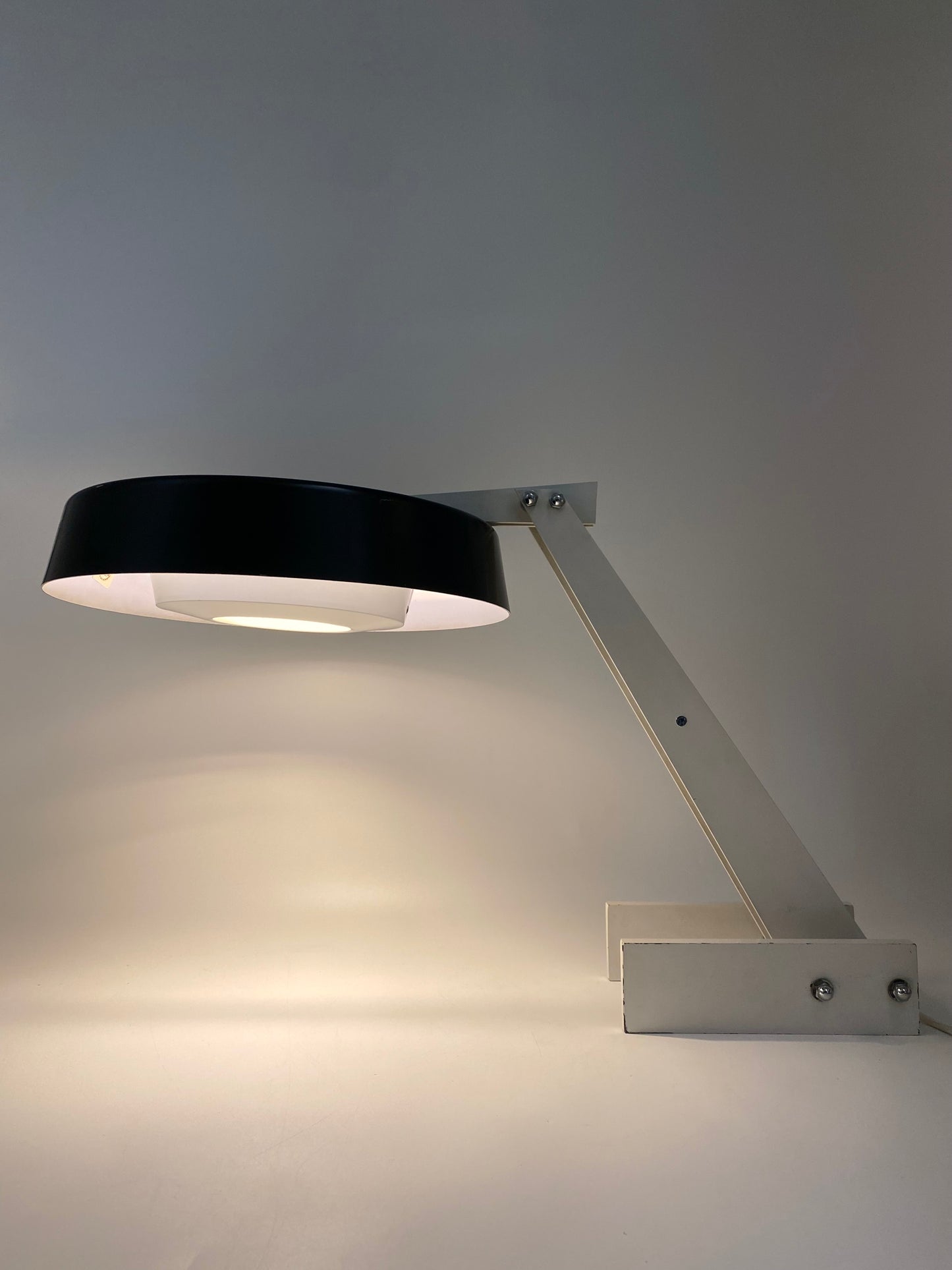 Tischlampe von Wim Rietveld für Gispen aus den Niederlande, 60er