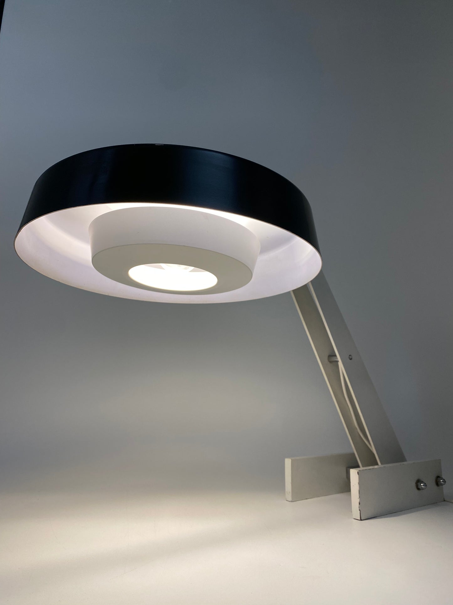 Tischlampe von Wim Rietveld für Gispen aus den Niederlande, 60er