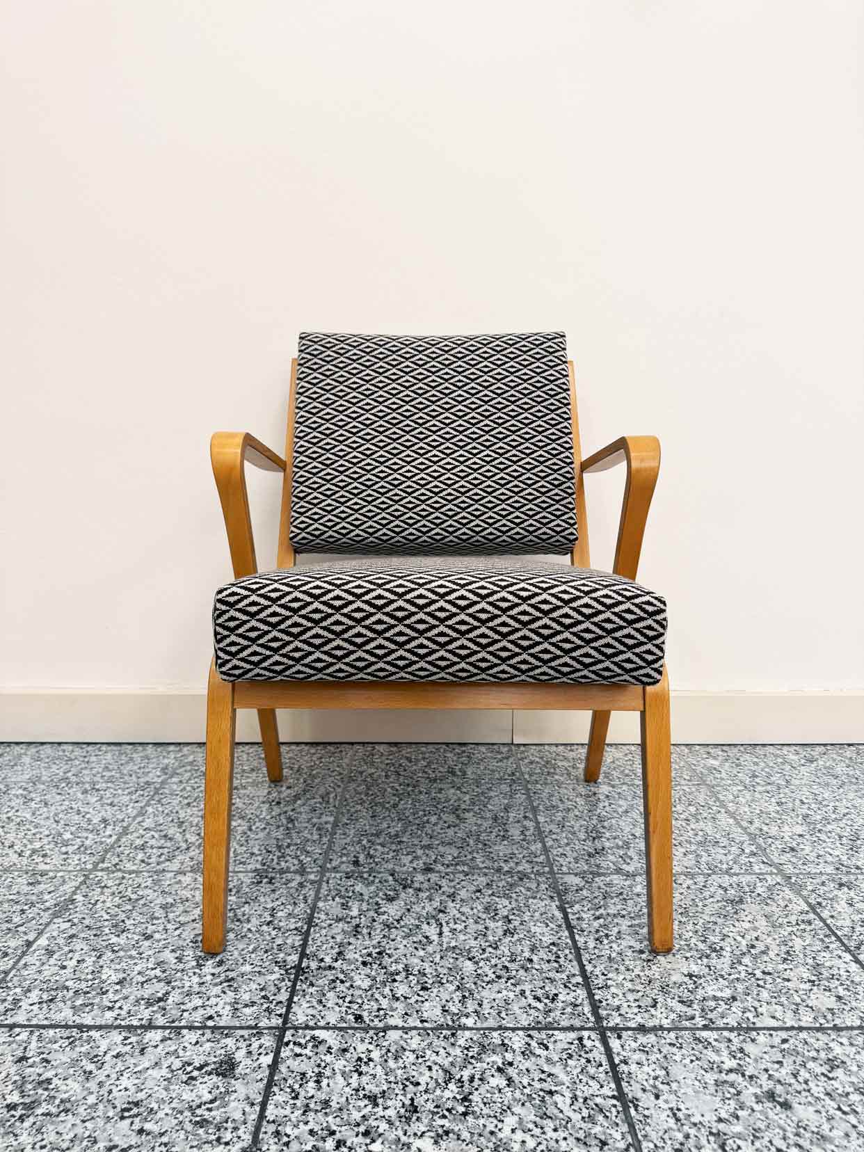 Sessel von Selman Selmanagic für VEB Deutsche Werkstätten Hellerau, 1950er
