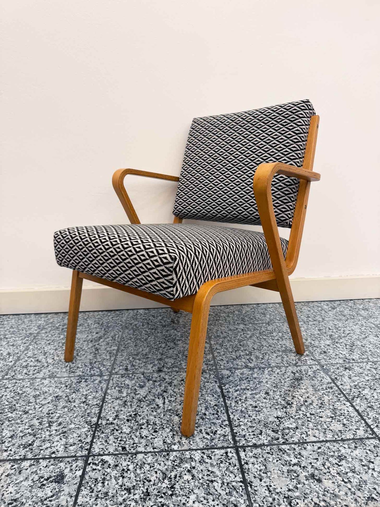 Sessel von Selman Selmanagic für VEB Deutsche Werkstätten Hellerau, 1950er