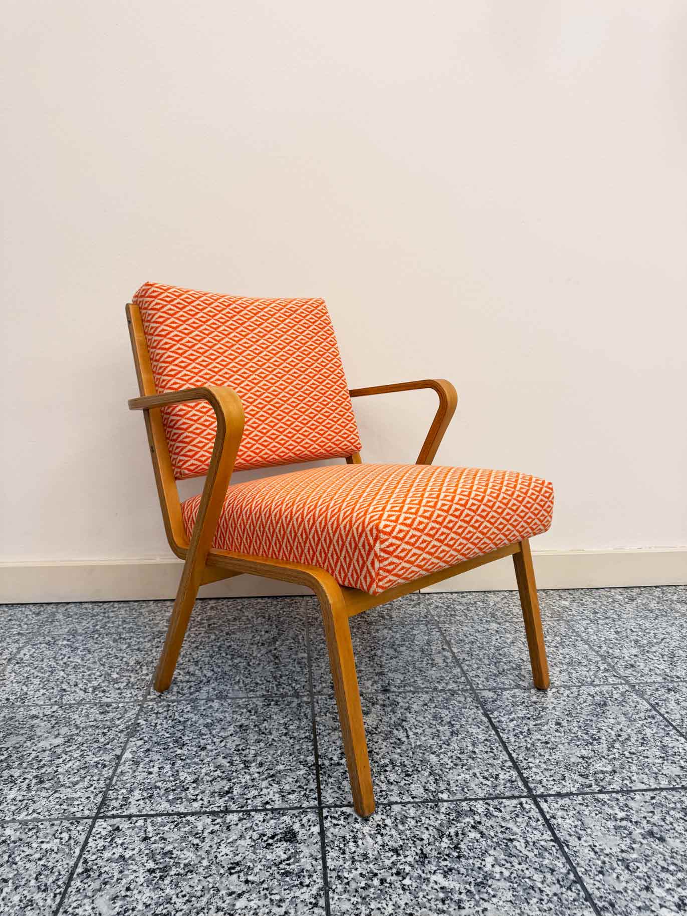 Sessel von Selman Selmanagic für VEB Deutsche Werkstätten Hellerau, 1950er