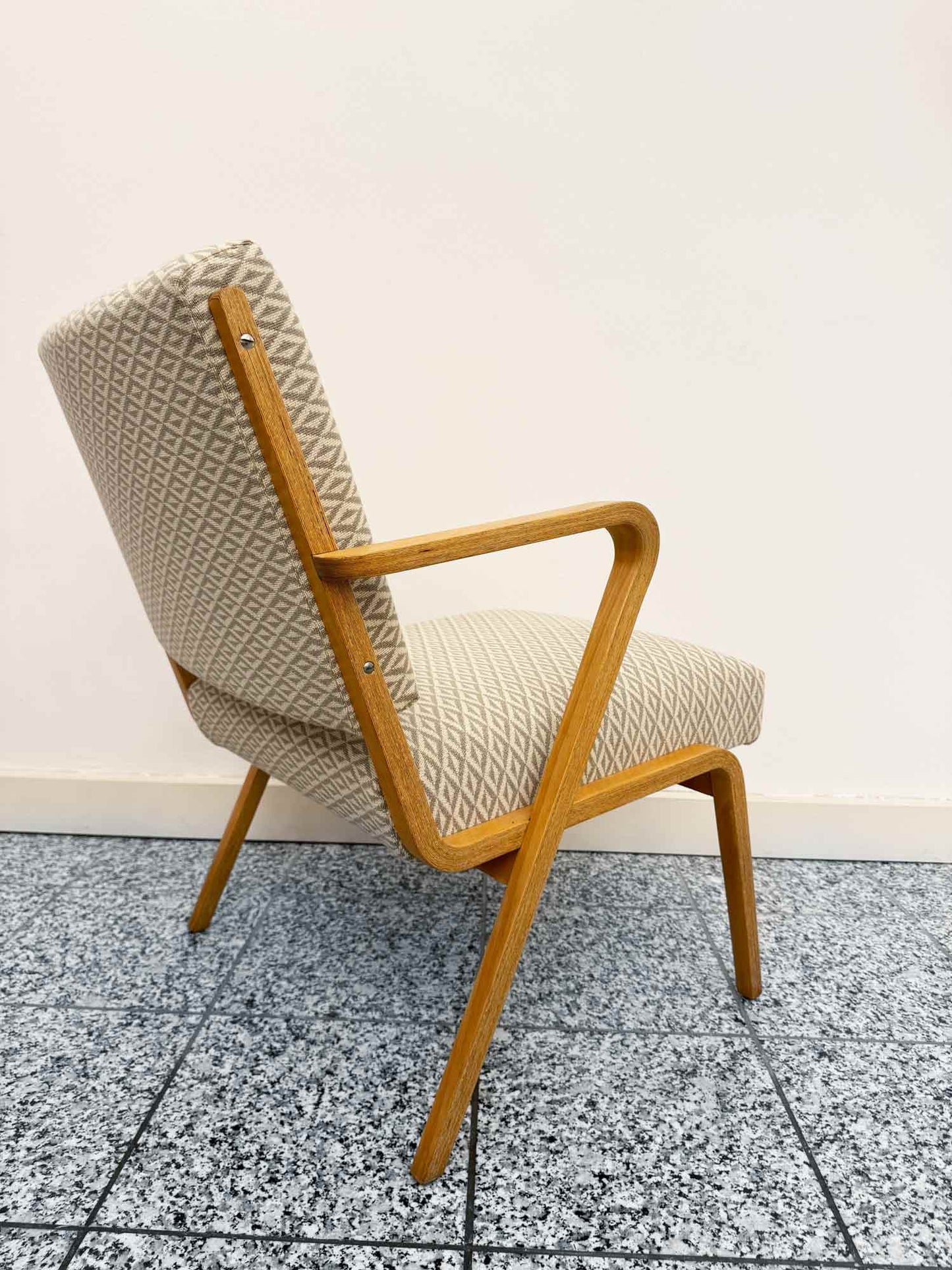 Sessel von Selman Selmanagic für VEB Deutsche Werkstätten Hellerau, 1950er