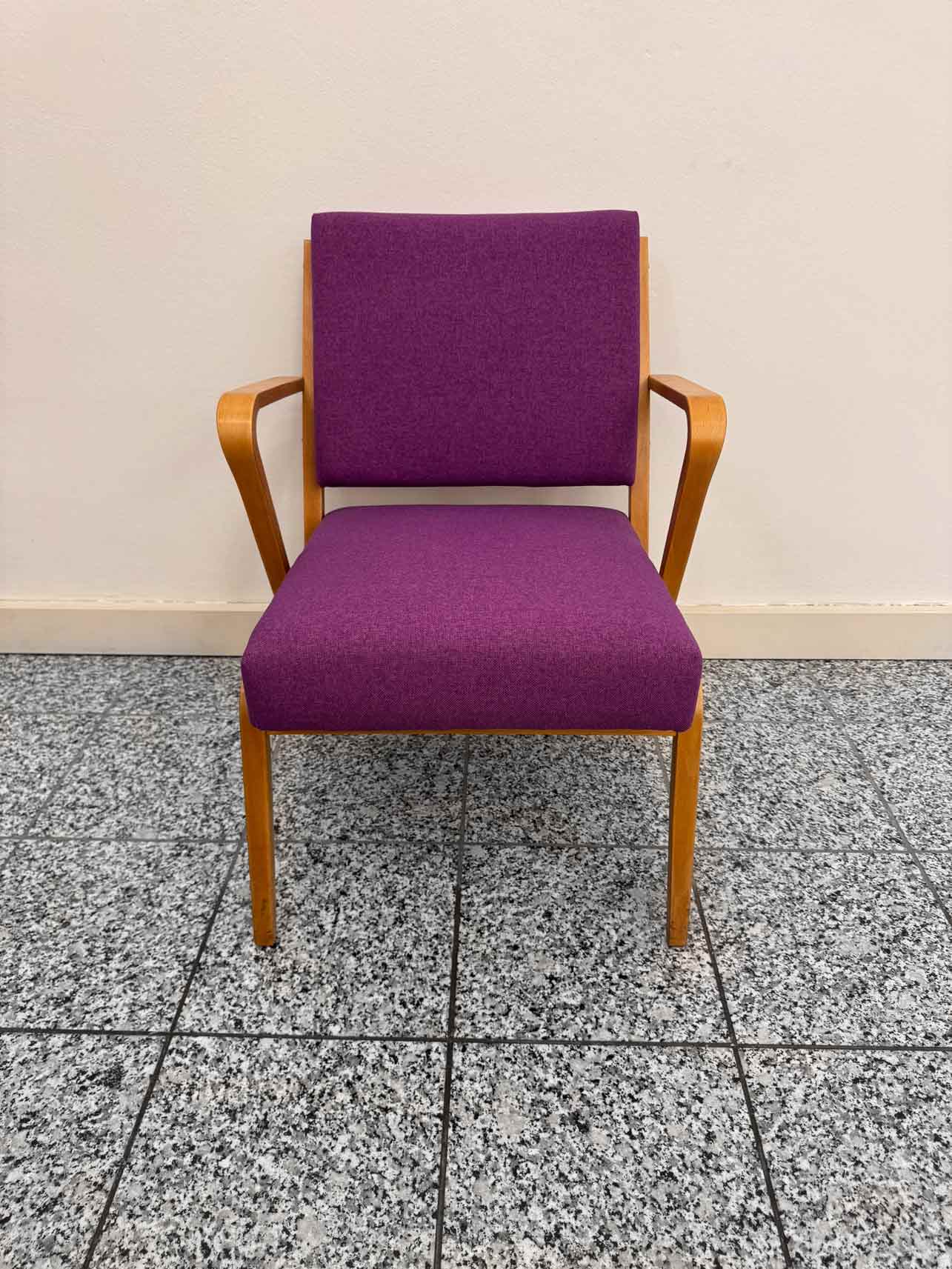 Sessel von Selman Selmanagic für VEB Deutsche Werkstätten Hellerau, 1950er