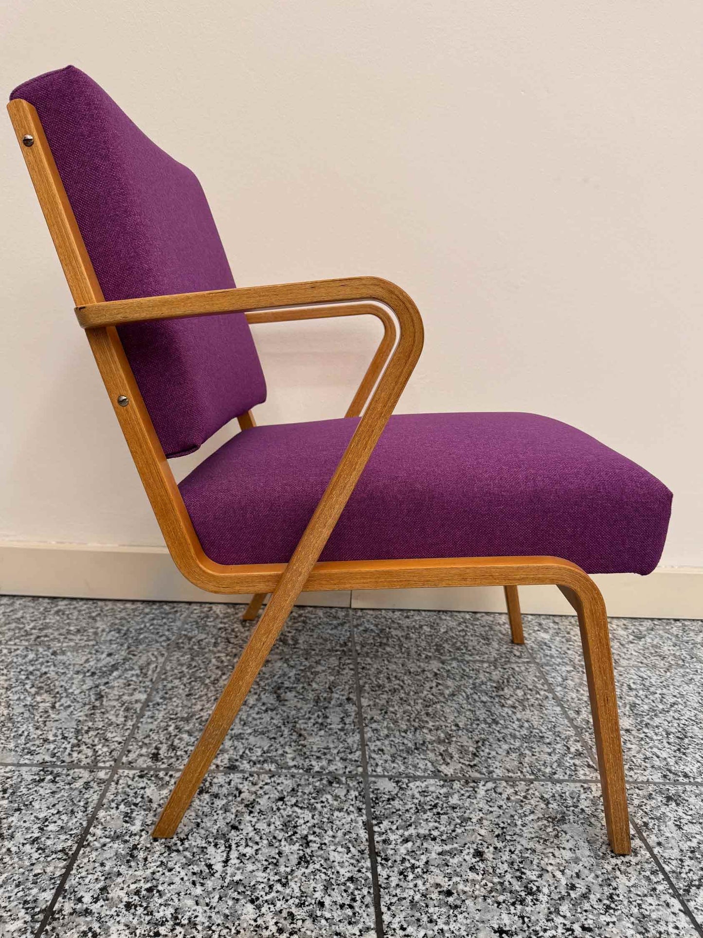 Sessel von Selman Selmanagic für VEB Deutsche Werkstätten Hellerau, 1950er