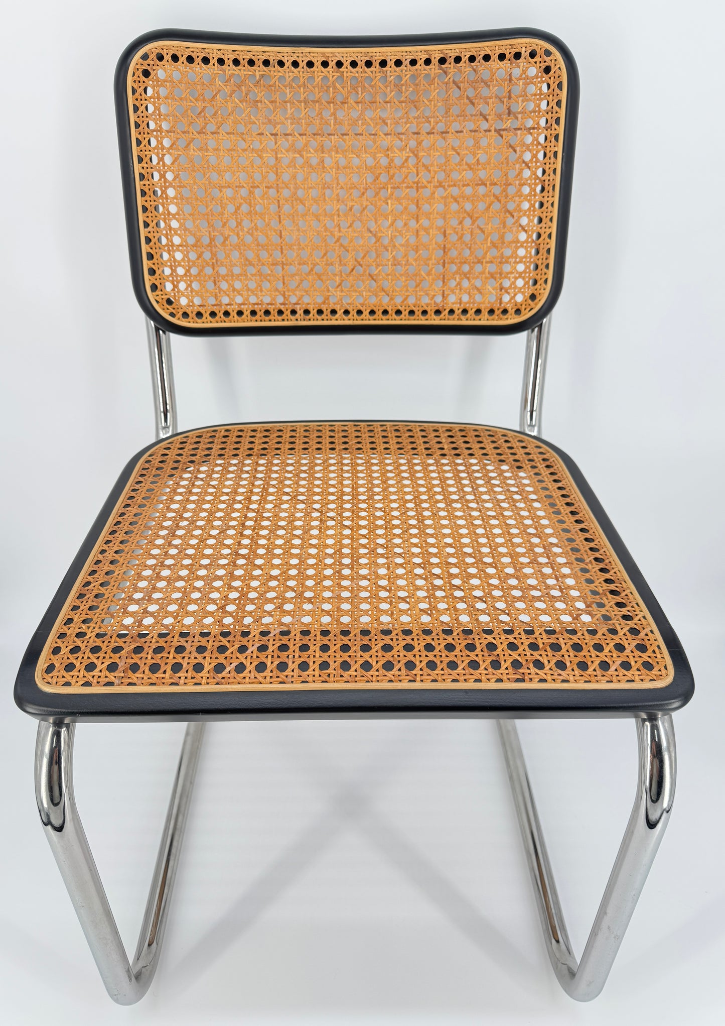 Freischwinger Stuhl Modell S32 TP 29 Entwurf von Marcel Breuer für Thonet von 1991
