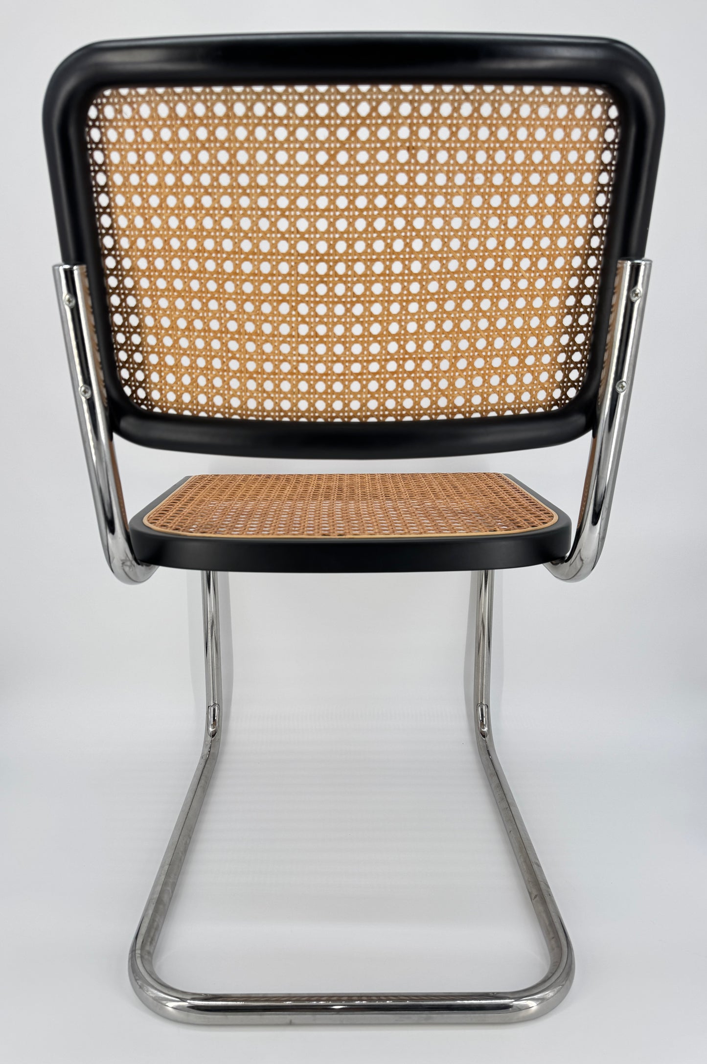 Freischwinger Stuhl Modell S32 TP 29 Entwurf von Marcel Breuer für Thonet von 1991