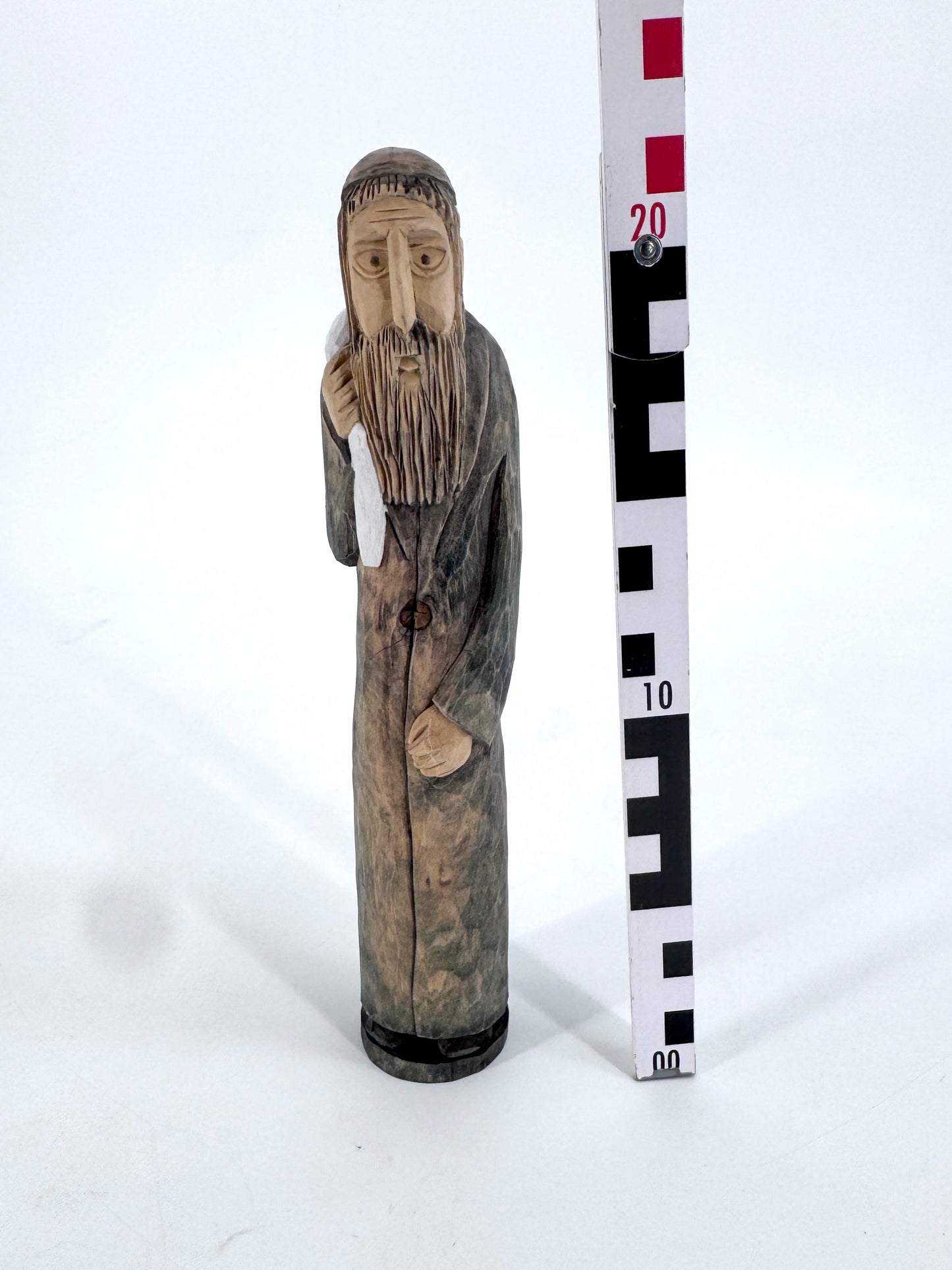 Christliche Holzfigur, "Der Wandersmann"