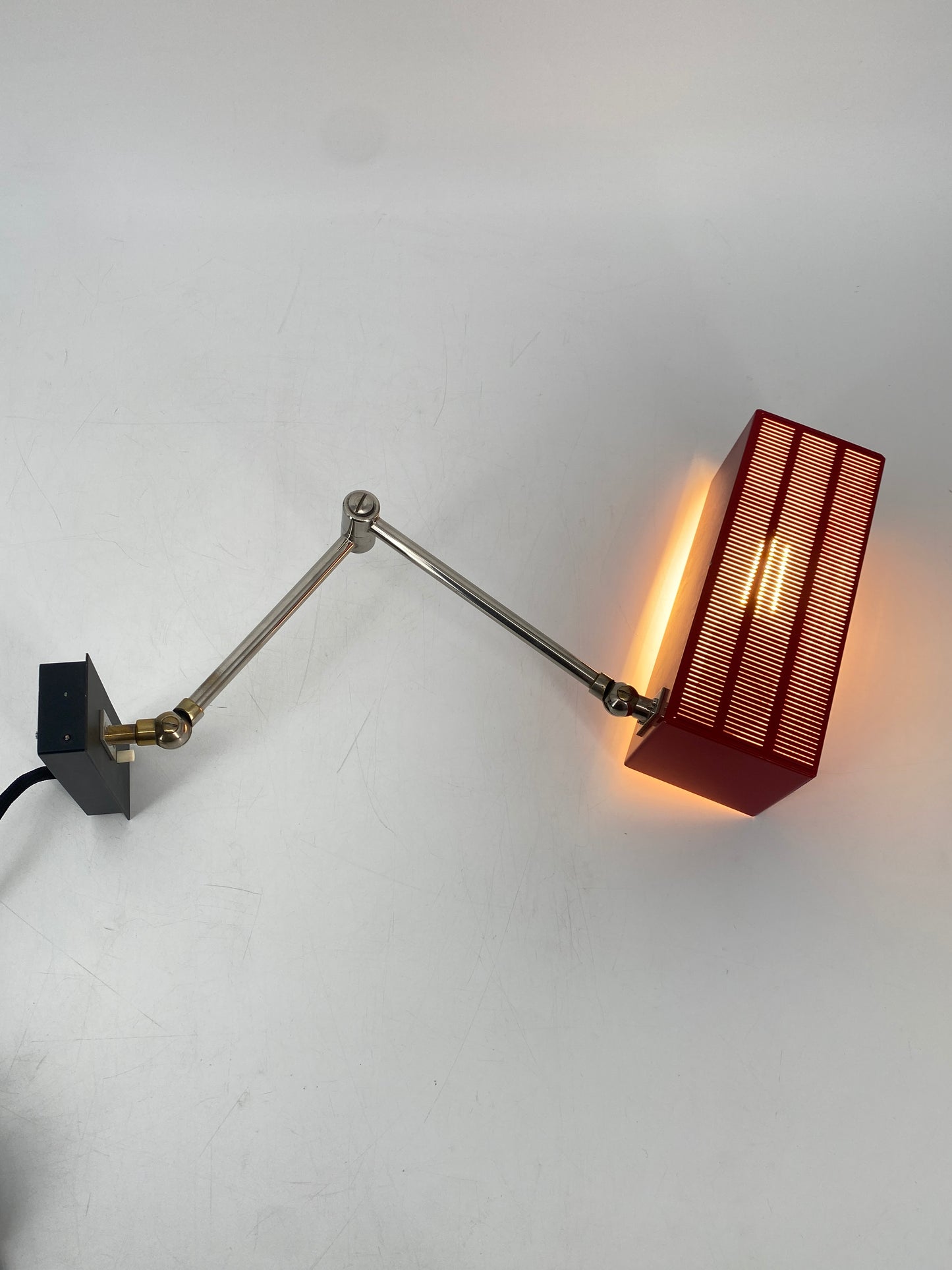 Wandlampe "Kubus" von Max Bietenholz für Bünte & Remmler, 1962