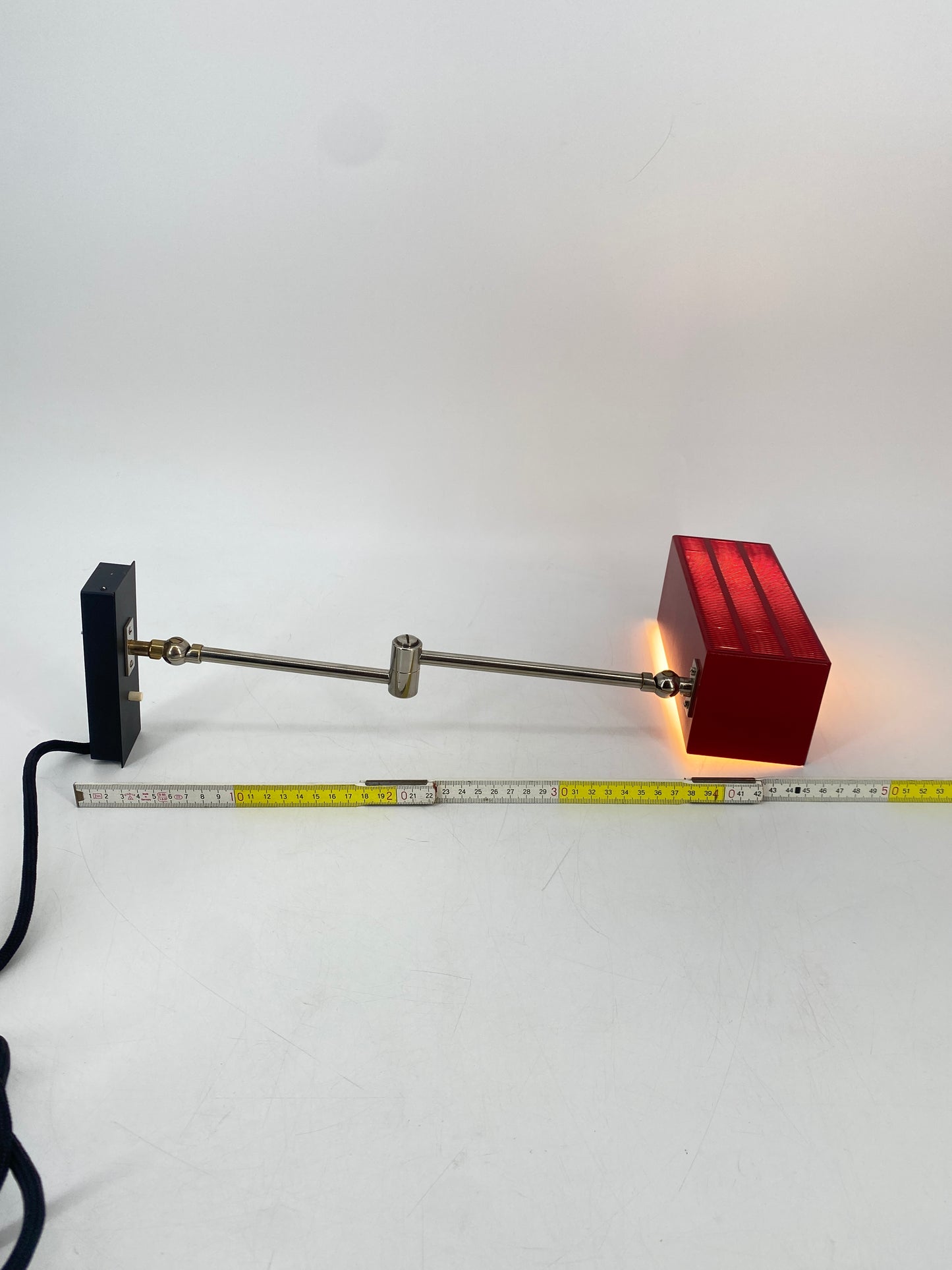 Wandlampe "Kubus" von Max Bietenholz für Bünte & Remmler, 1962