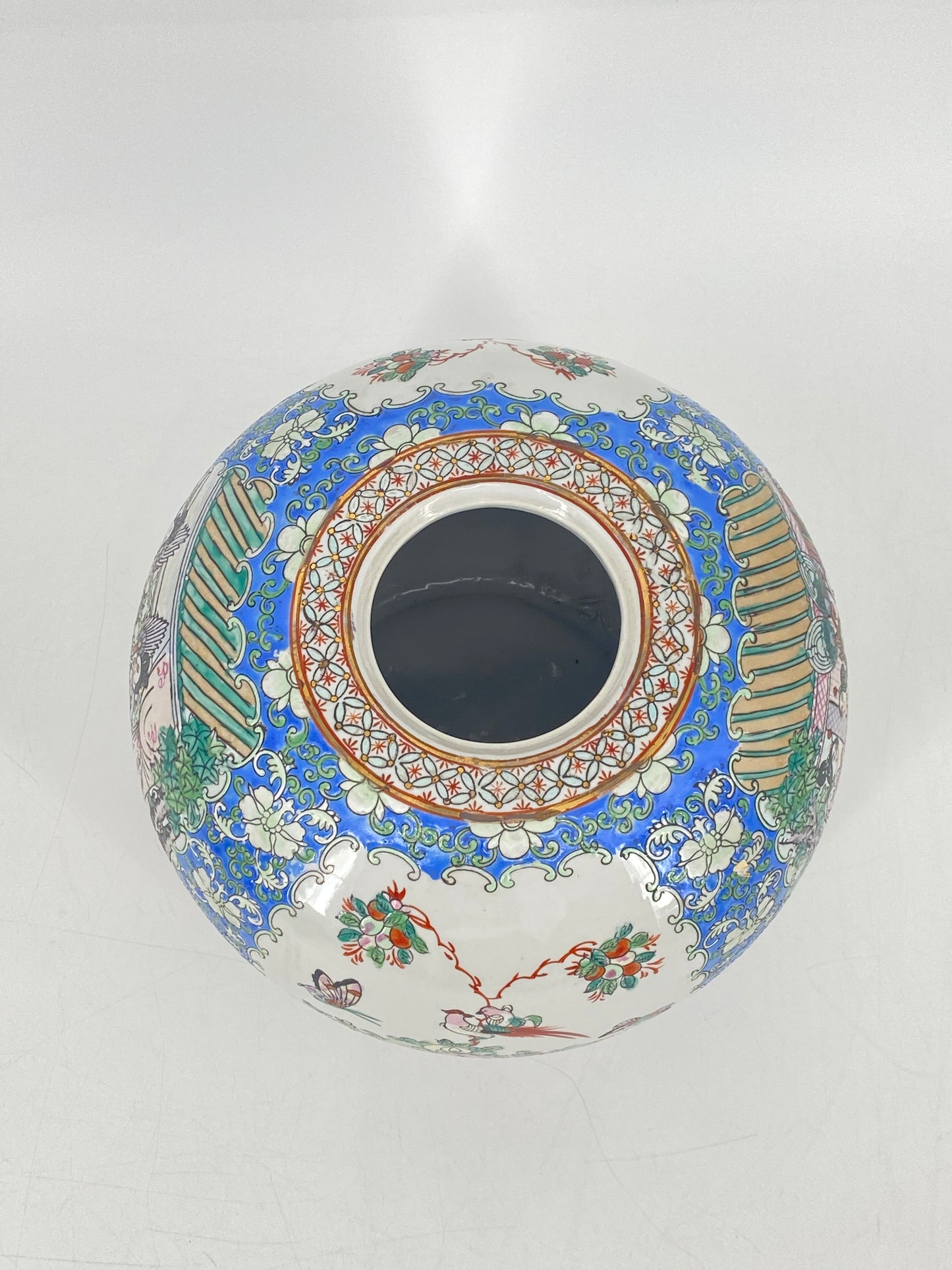 Antike bauchige Vase, China um 1900