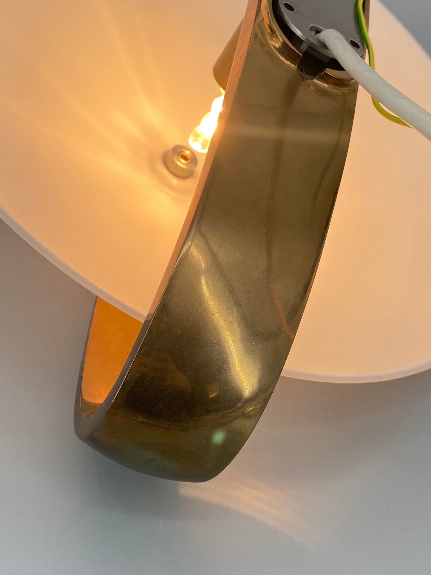 Wand- oder Deckenlampe "Saturn 36" von Tobias Grau, Bronze, 80er Jahre
