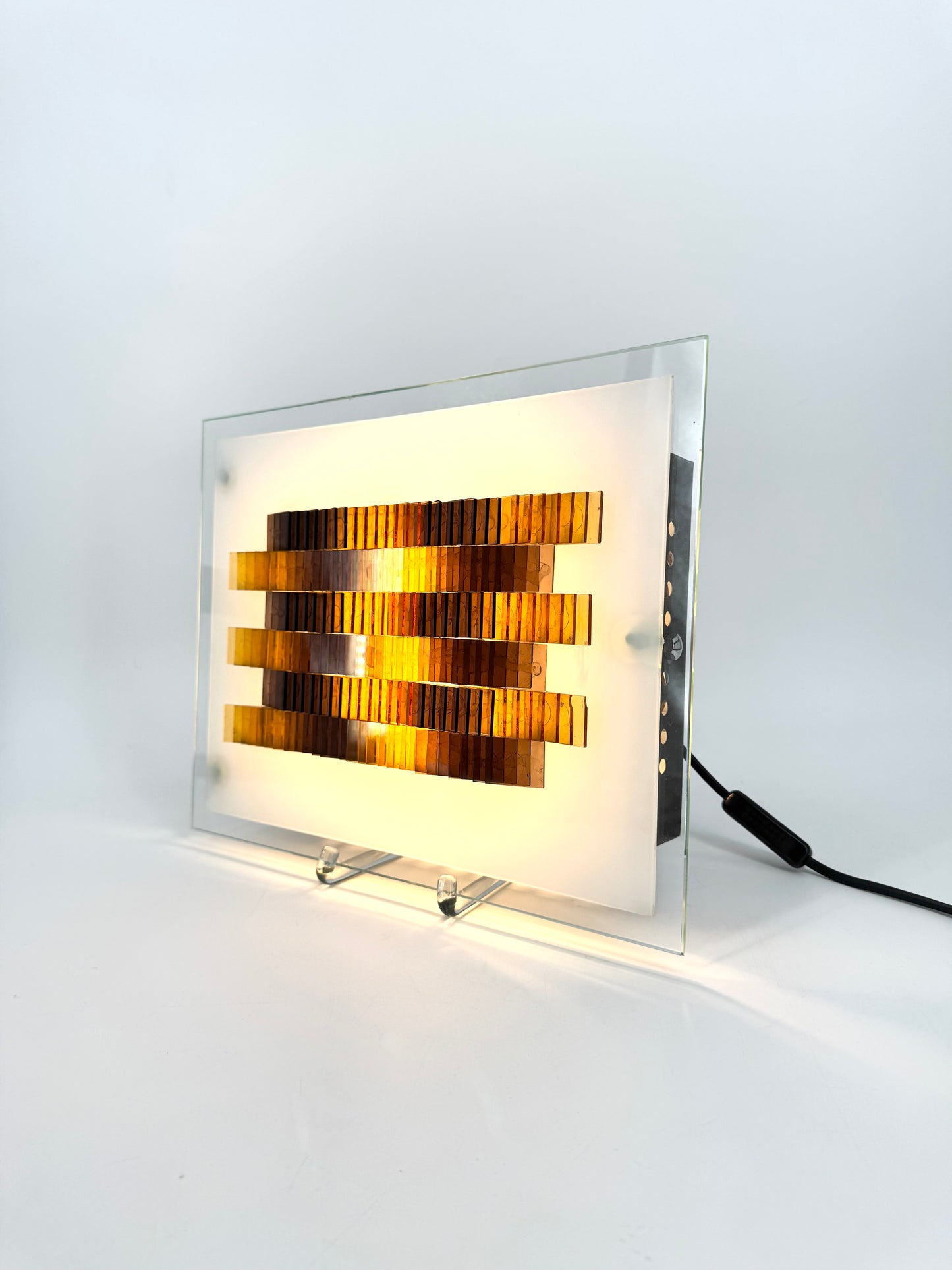 Wandlampe aus Muranoglas von Stilnovo, 60er
