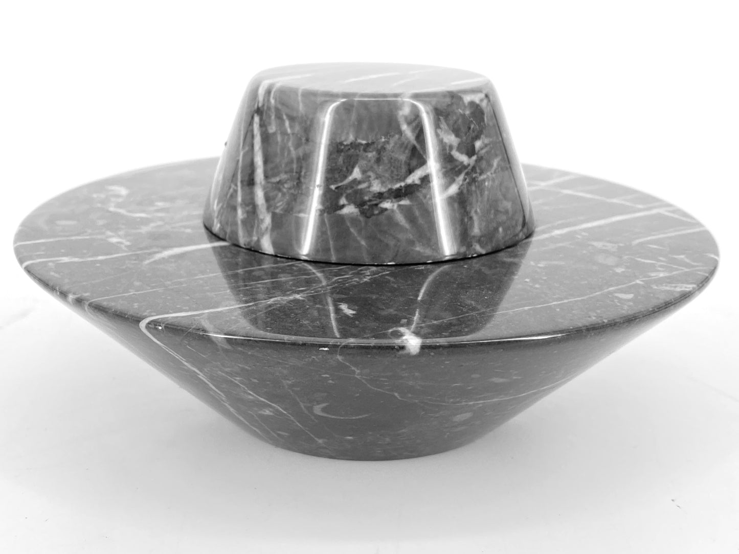 Marmor Dose von Roberto Arioli für Gabbianelli, Milano, Italien