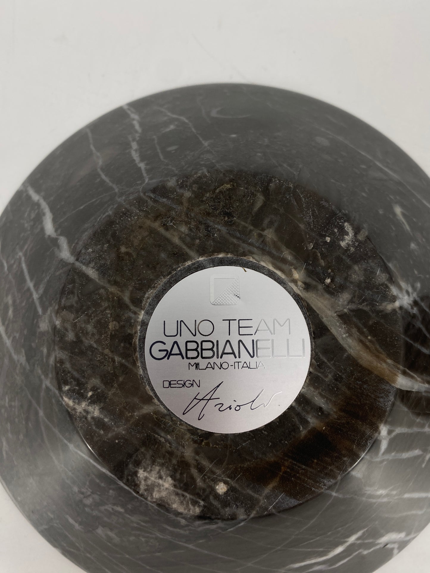 Marmor Dose von Roberto Arioli für Gabbianelli, Milano, Italien