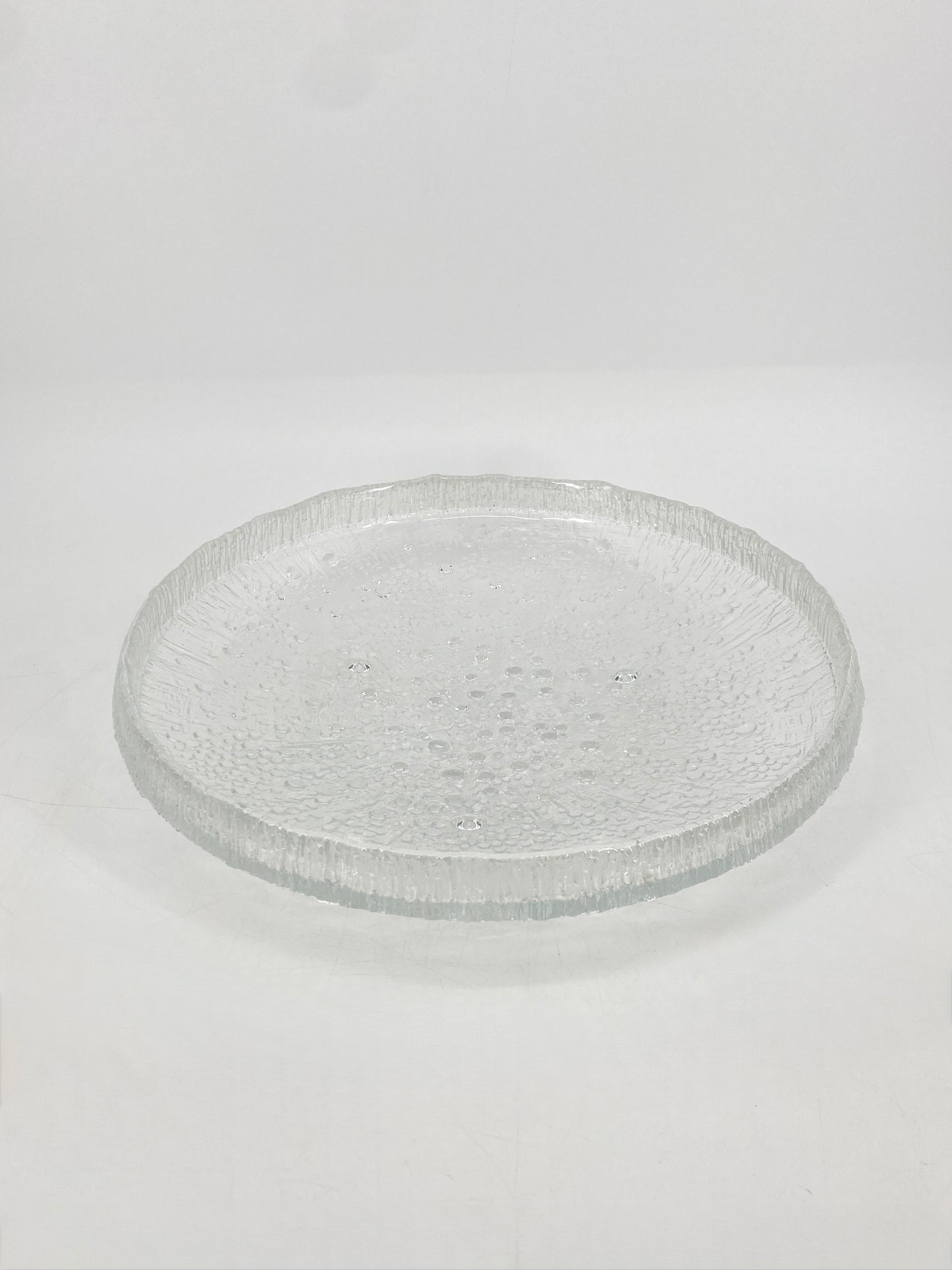 Ultima Thule Eisglas Schale von Tapio Wirkkala für Iittala, Finnland 60er