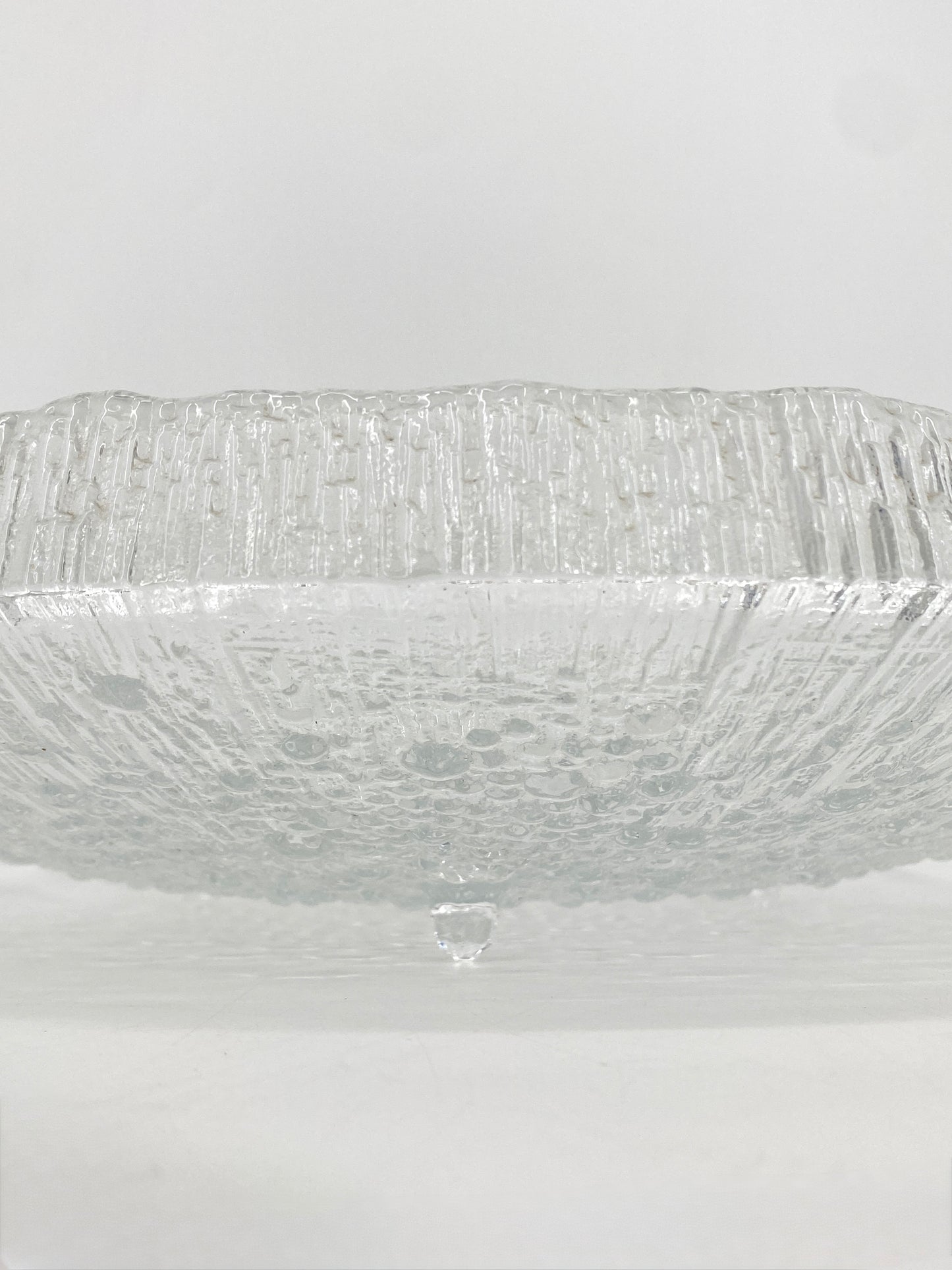 Ultima Thule Eisglas Schale von Tapio Wirkkala für Iittala, Finnland 60er