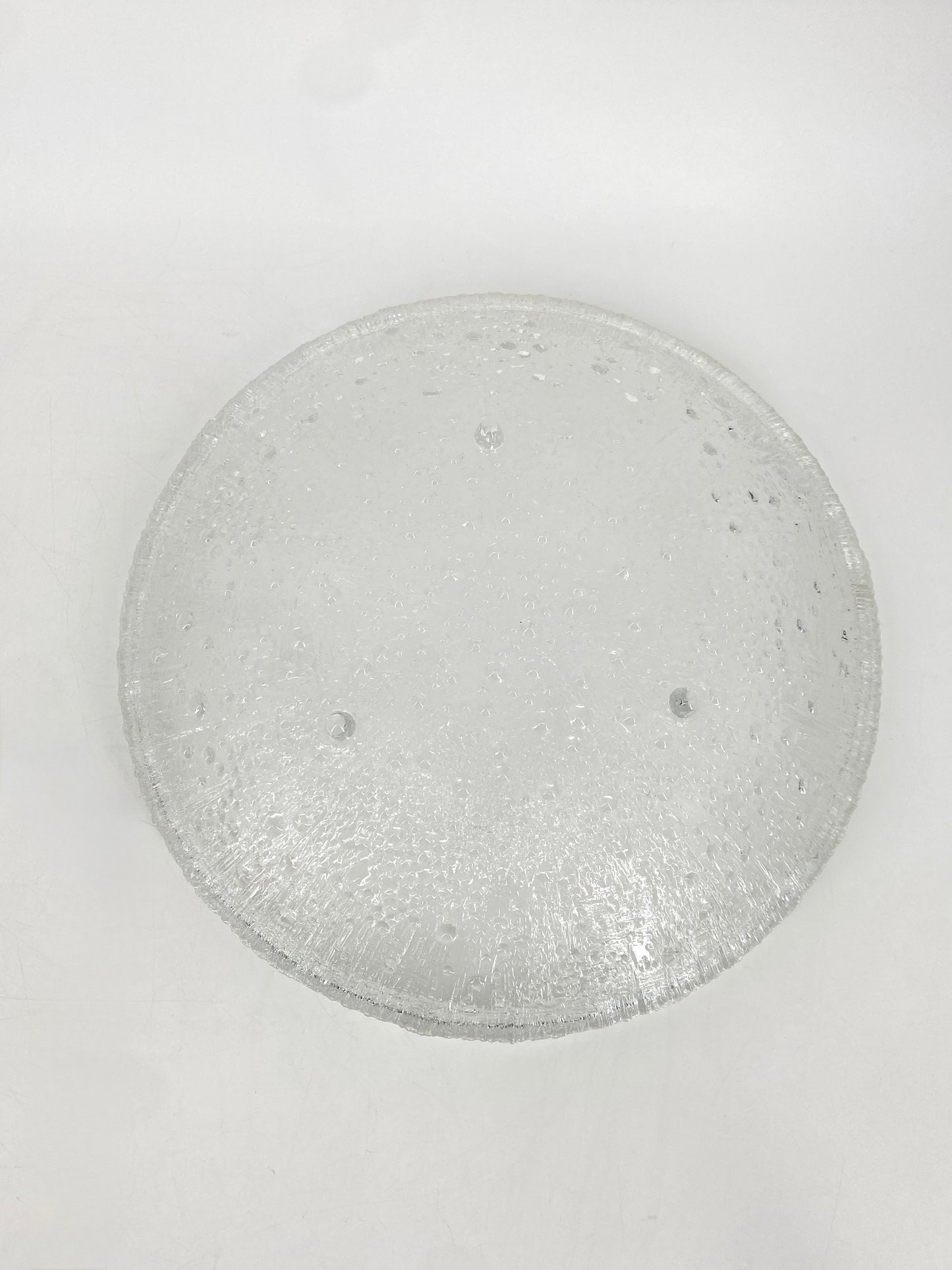Ultima Thule Eisglas Schale von Tapio Wirkkala für Iittala, Finnland 60er