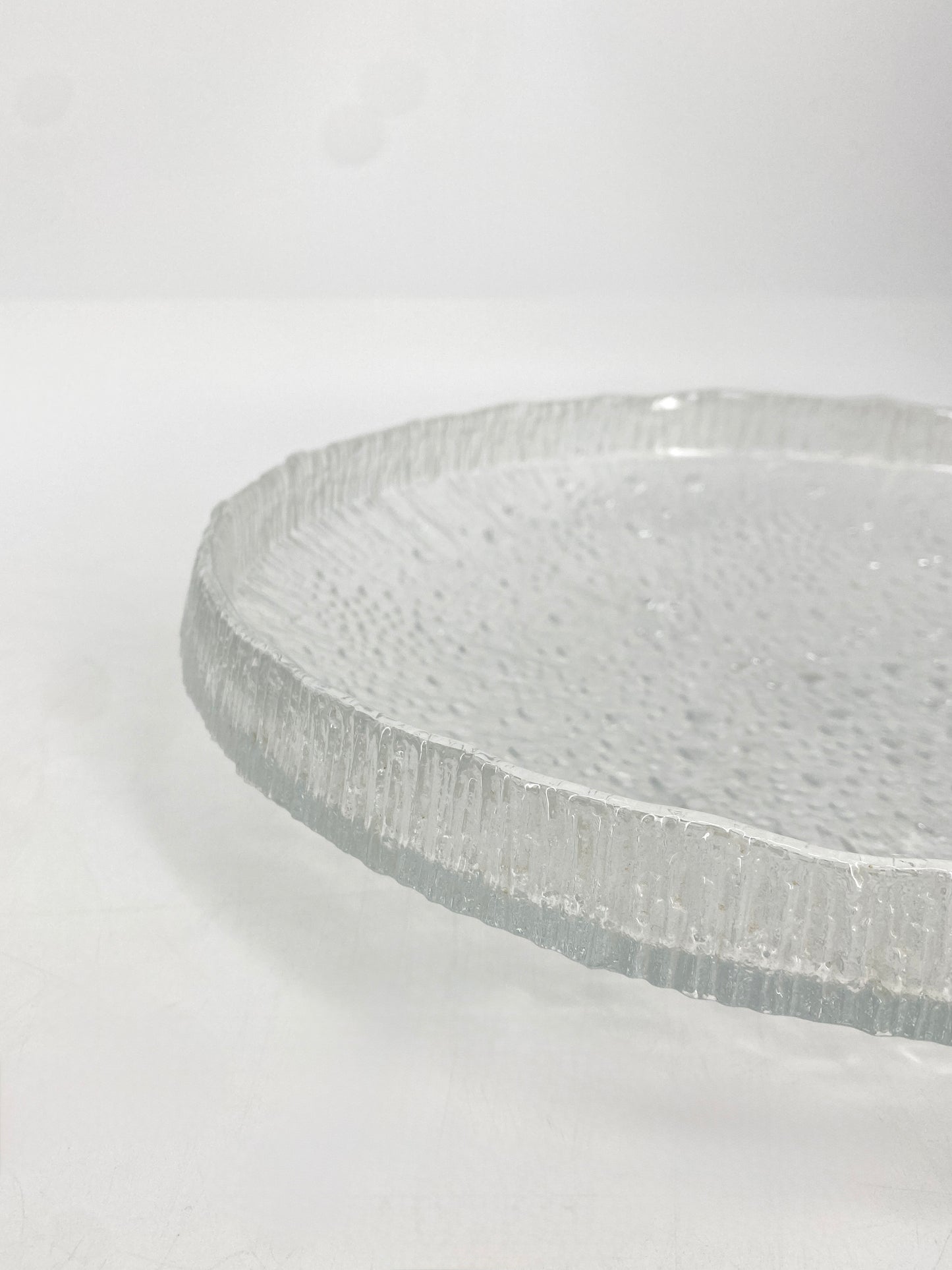 Ultima Thule Eisglas Schale von Tapio Wirkkala für Iittala, Finnland 60er