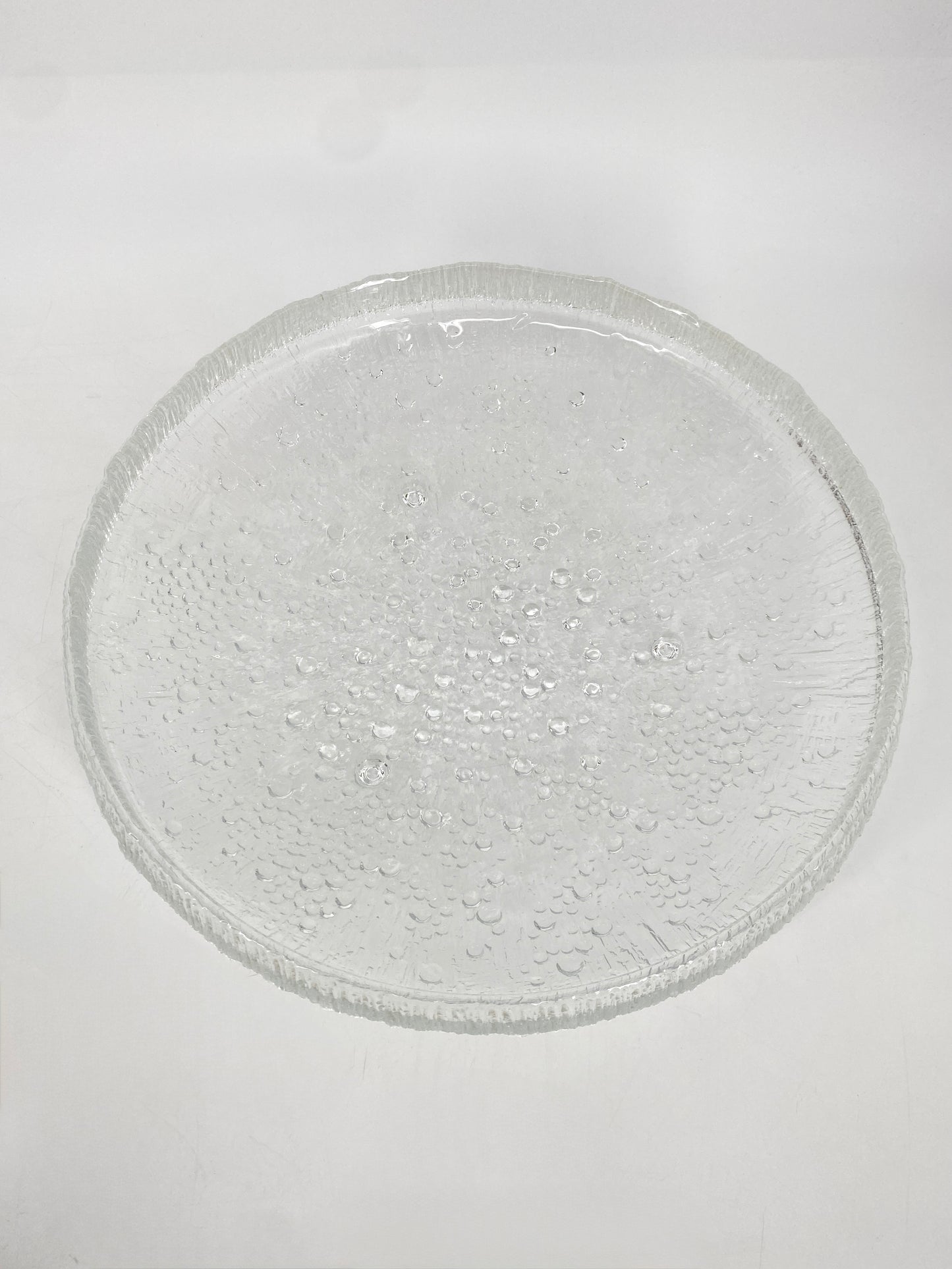Ultima Thule Eisglas Schale von Tapio Wirkkala für Iittala, Finnland 60er