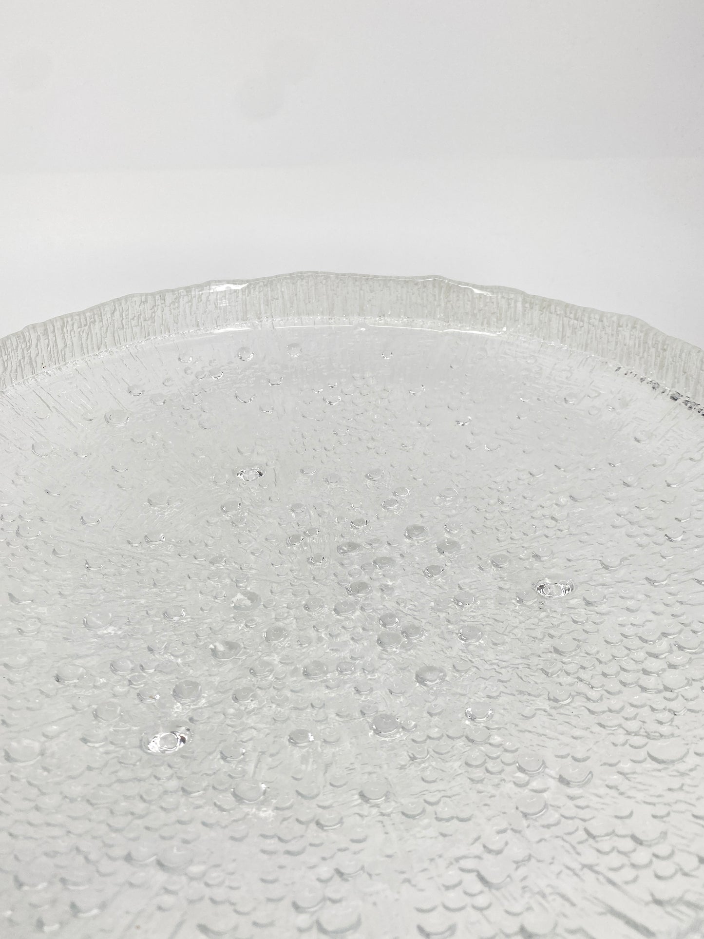 Ultima Thule Eisglas Schale von Tapio Wirkkala für Iittala, Finnland 60er