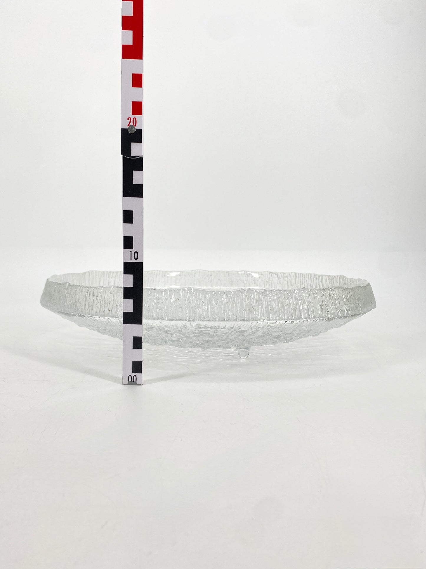 Ultima Thule Eisglas Schale von Tapio Wirkkala für Iittala, Finnland 60er