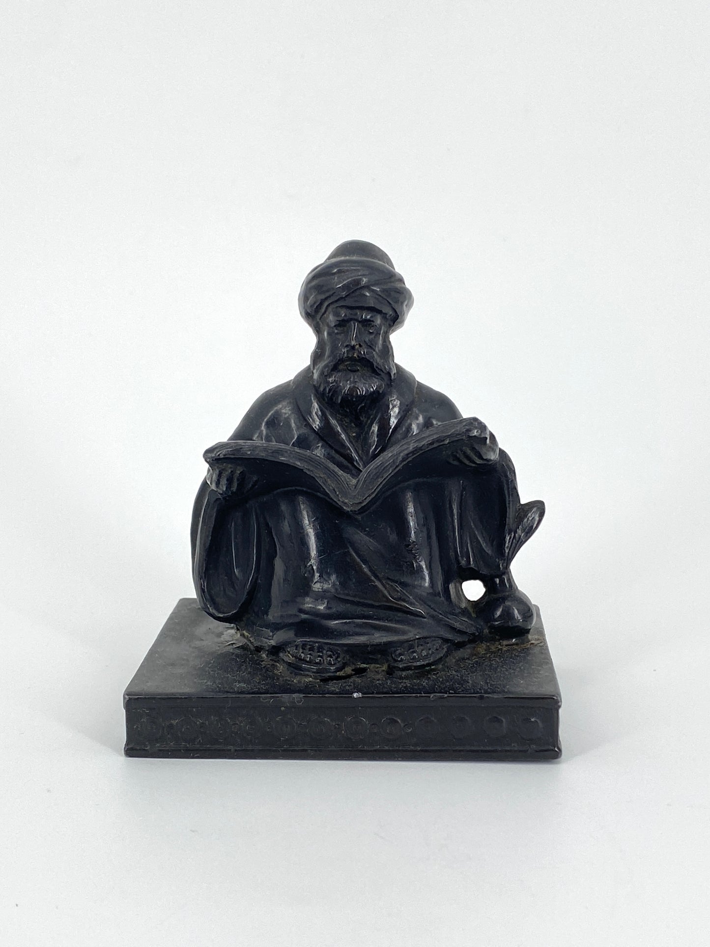 Kleine Metall Skulptur Copyright L.V.Aronson 1923
