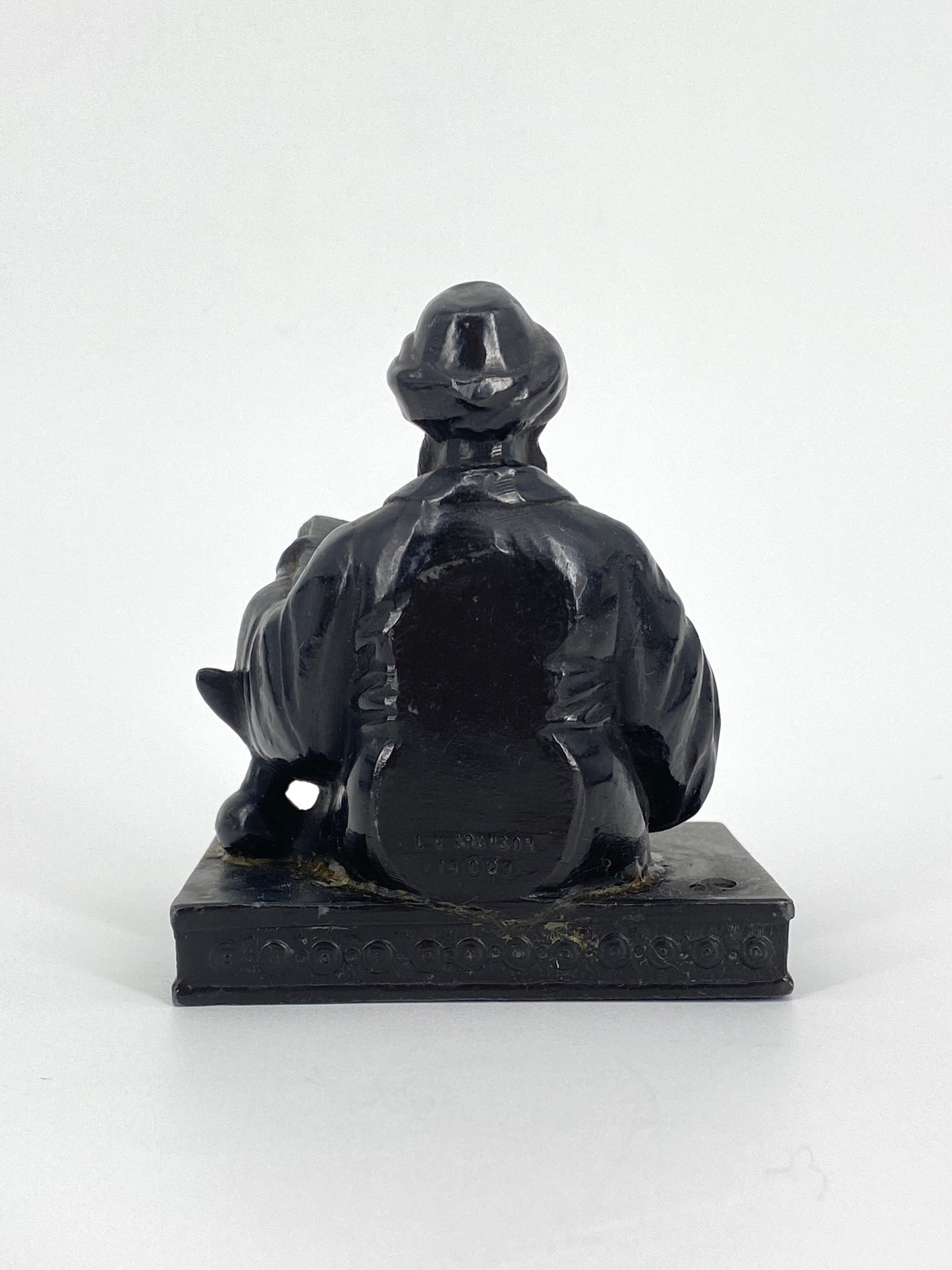 Kleine Metall Skulptur Copyright L.V.Aronson 1923