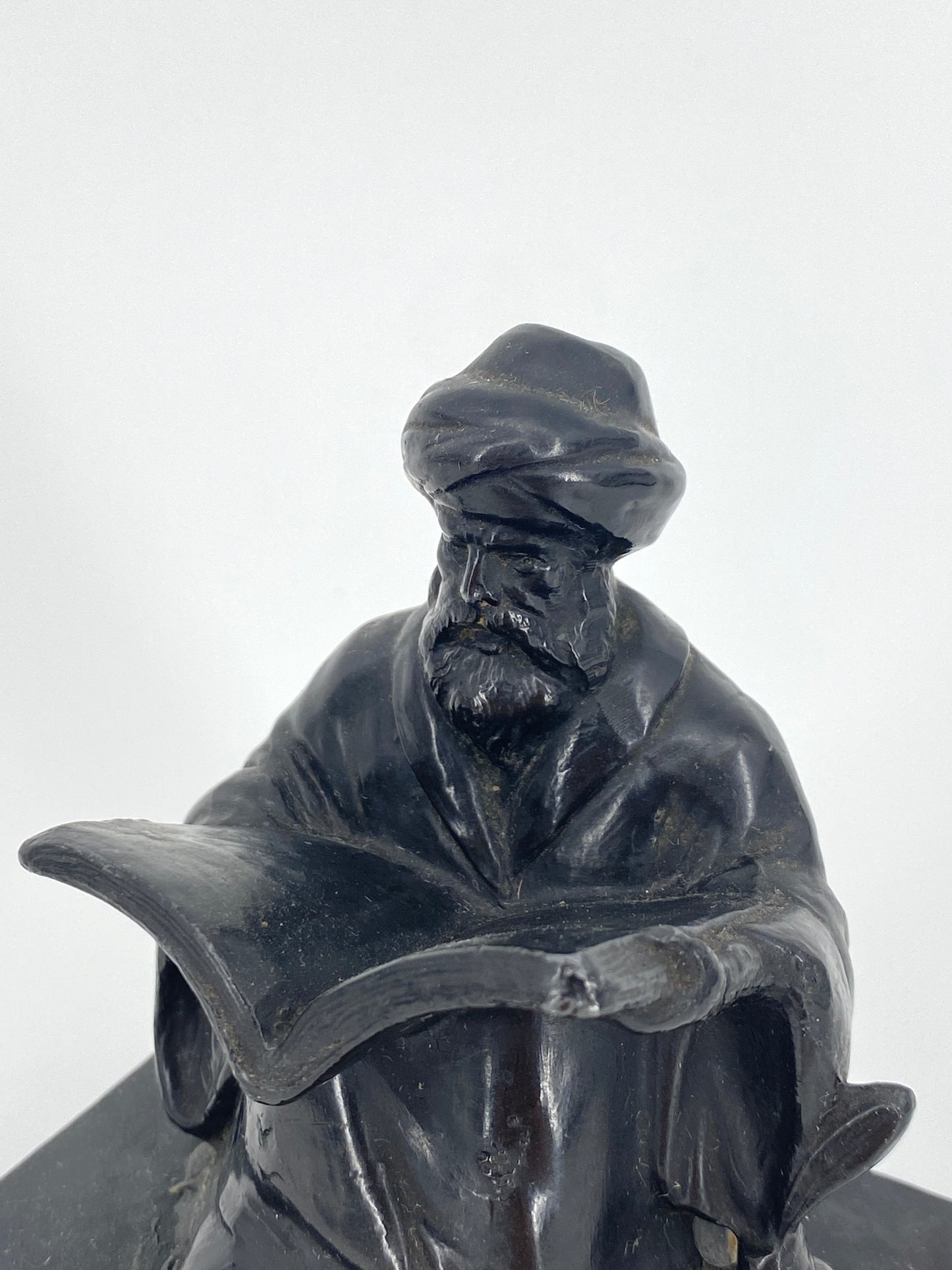 Kleine Metall Skulptur Copyright L.V.Aronson 1923