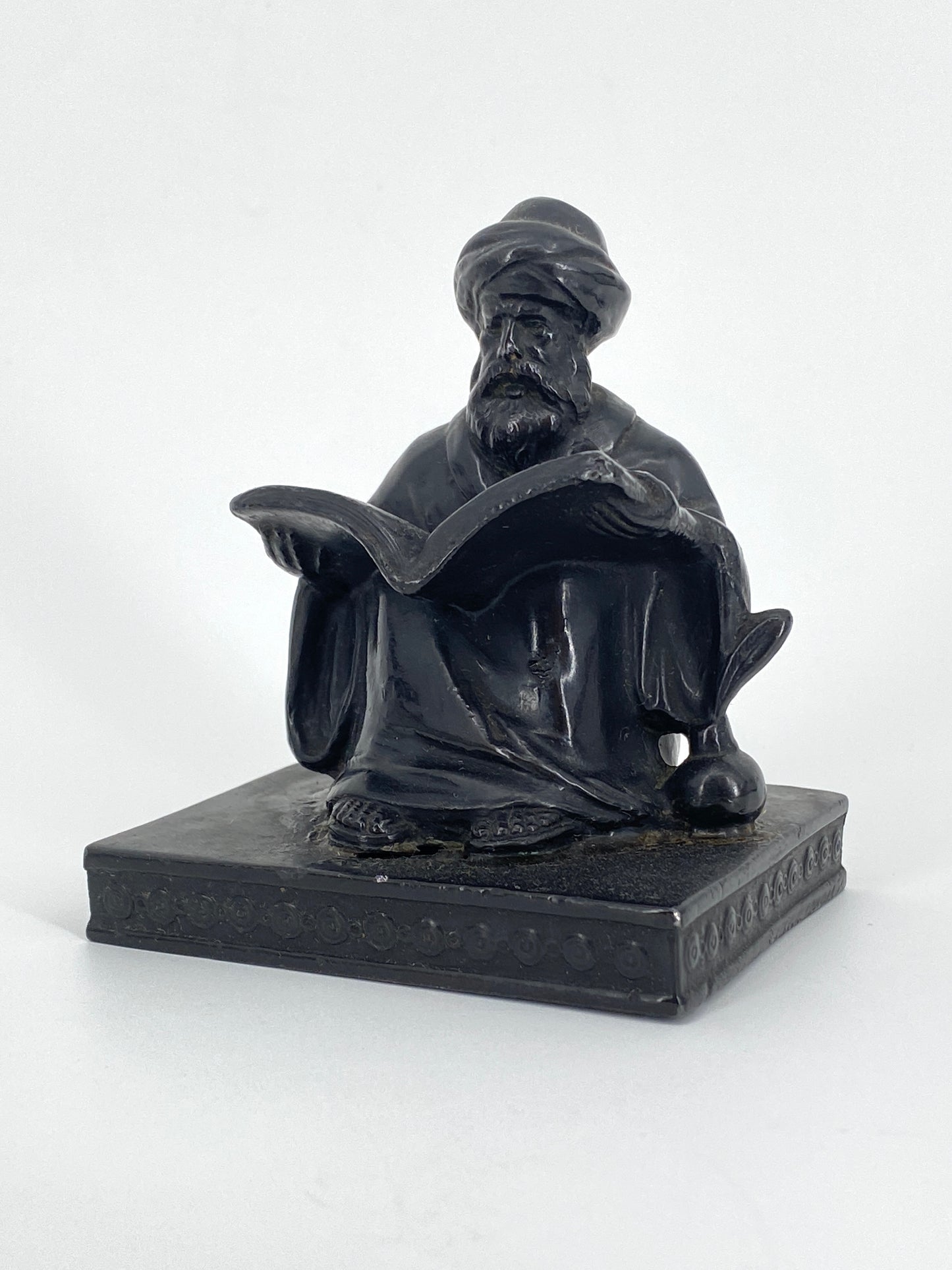 Kleine Metall Skulptur Copyright L.V.Aronson 1923