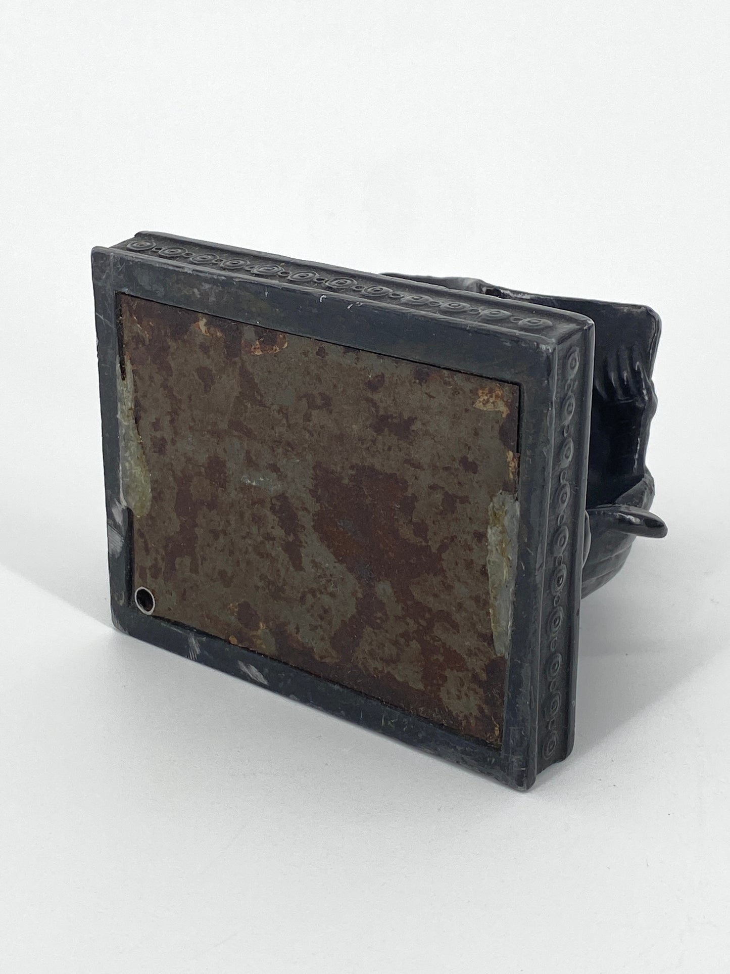 Kleine Metall Skulptur Copyright L.V.Aronson 1923