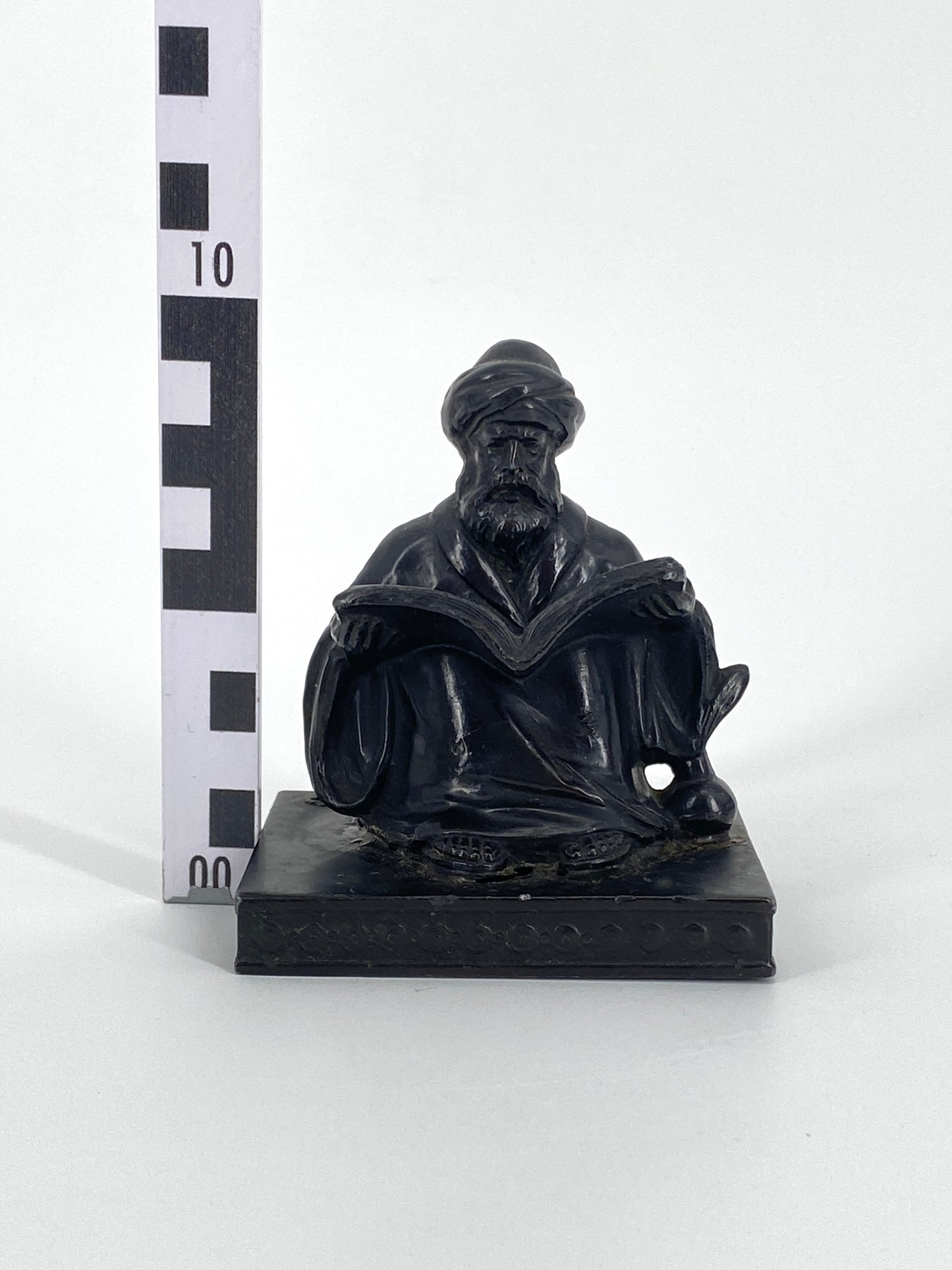 Kleine Metall Skulptur Copyright L.V.Aronson 1923