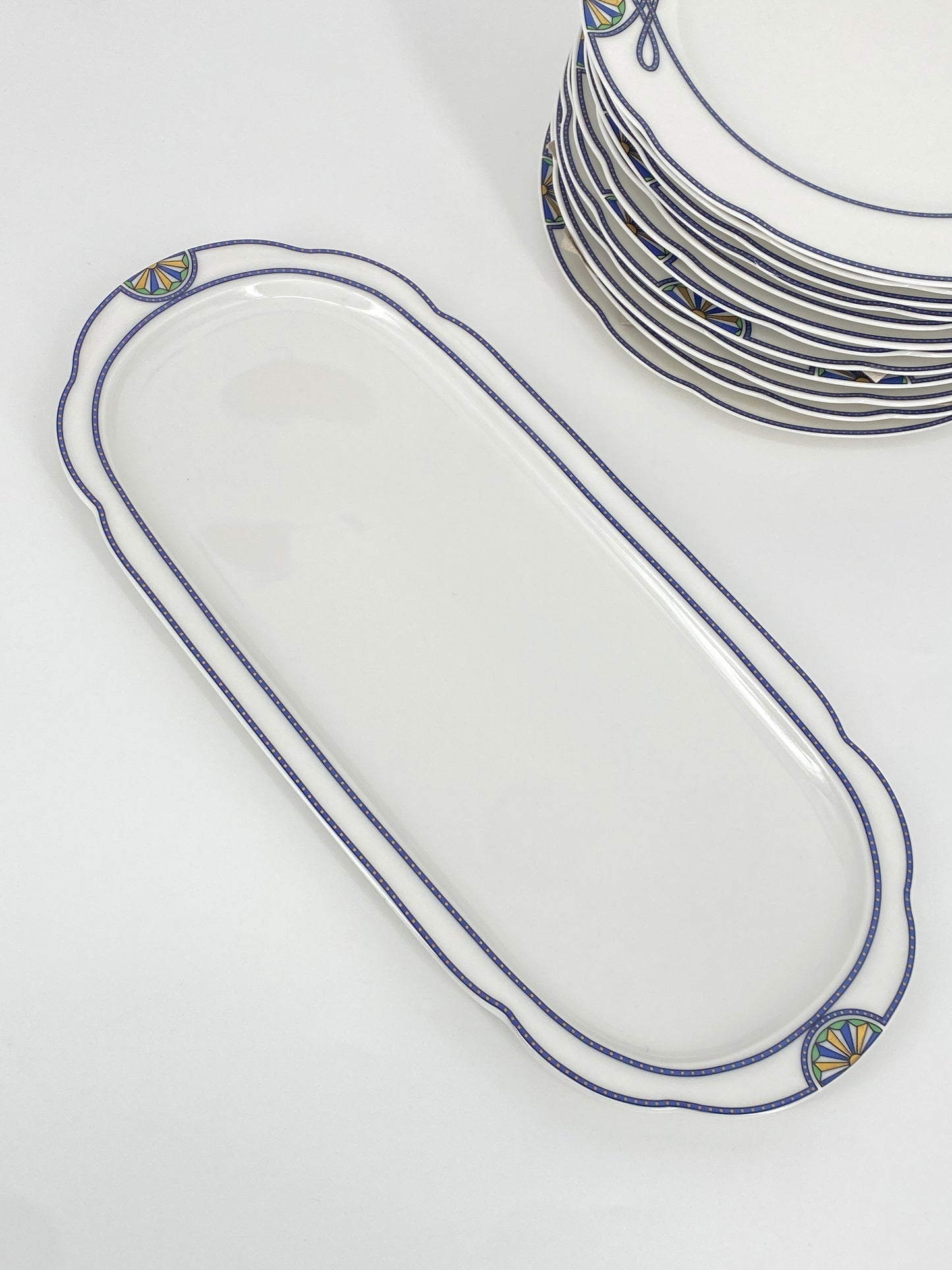 Porzellan Kuchenteller und Platte Pearl China Grace Society von Rosenthal Classic