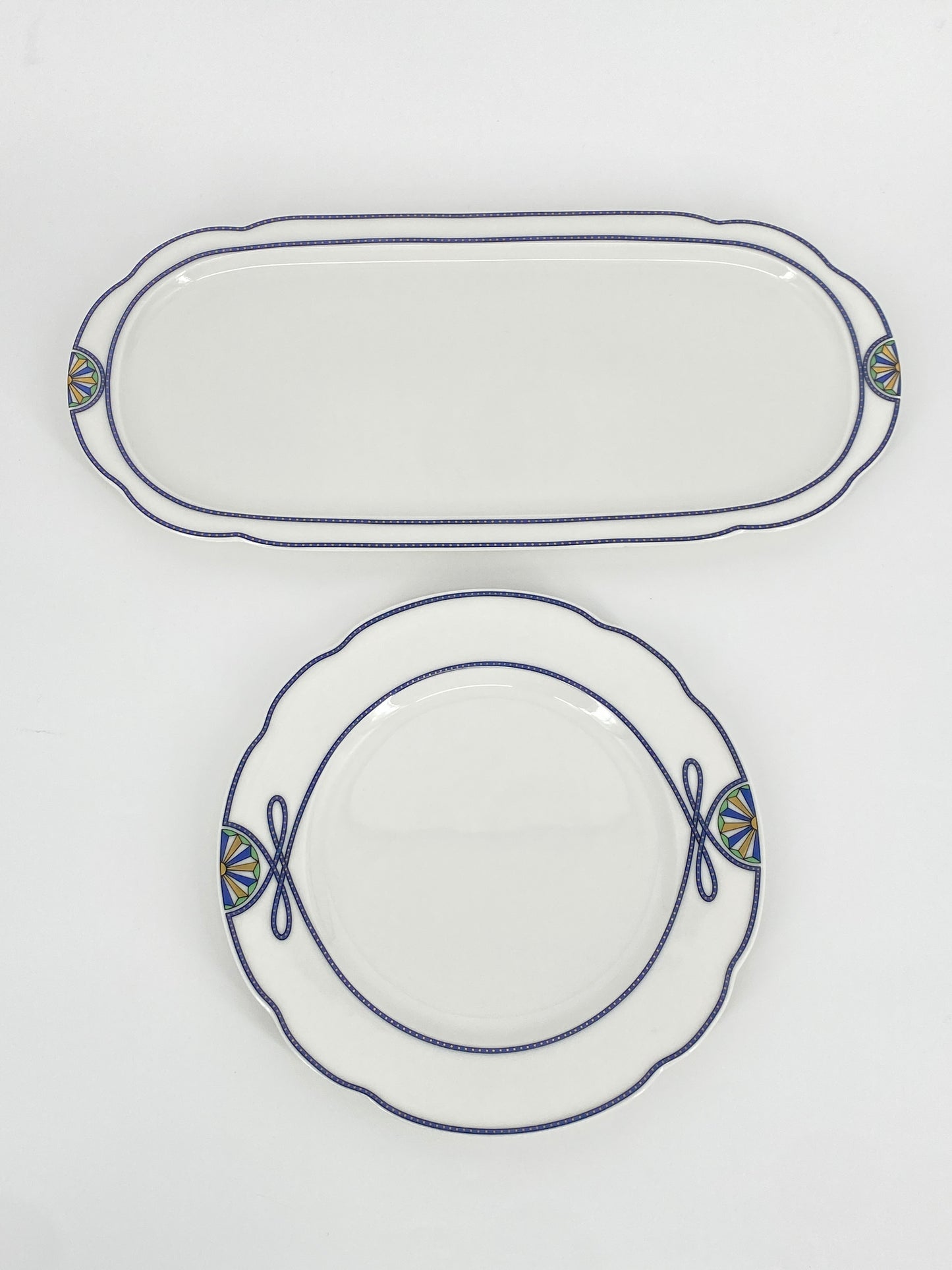 Porzellan Kuchenteller und Platte Pearl China Grace Society von Rosenthal Classic
