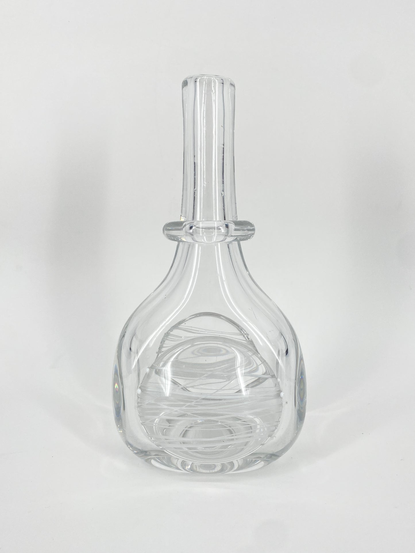 Kunstglas Vase Unica MO 200 LL von Floris Meydam für die Niederländische Königlichen Glasfabrik Leerdam, Niederlande 1966