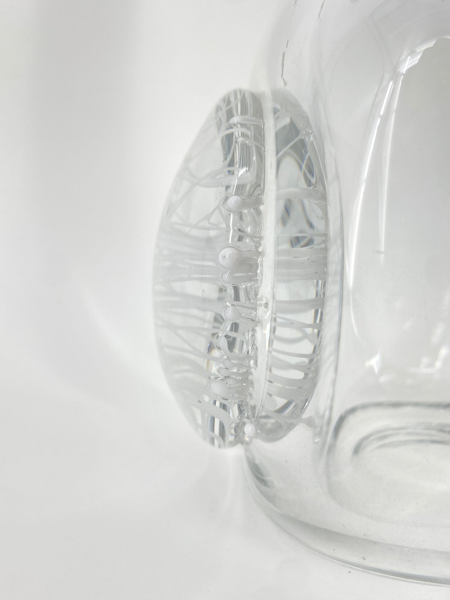Kunstglas Vase Unica MO 200 LL von Floris Meydam für die Niederländische Königlichen Glasfabrik Leerdam, Niederlande 1966