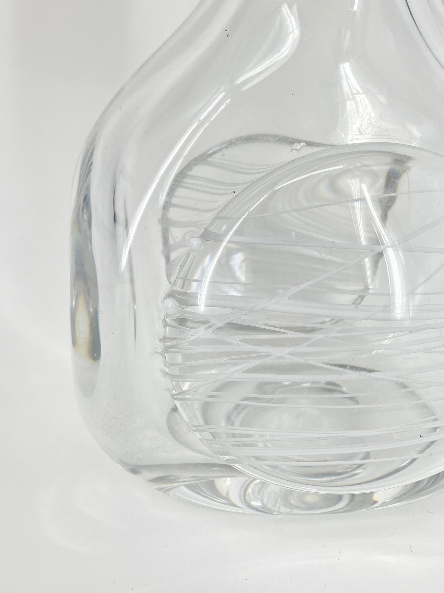 Kunstglas Vase Unica MO 200 LL von Floris Meydam für die Niederländische Königlichen Glasfabrik Leerdam, Niederlande 1966