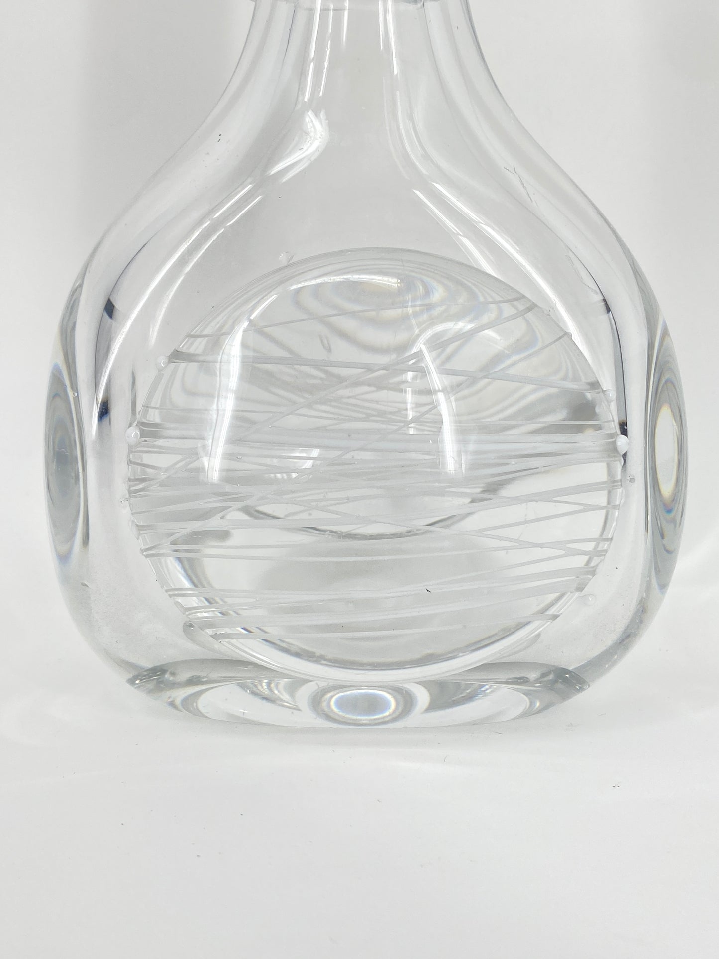 Kunstglas Vase Unica MO 200 LL von Floris Meydam für die Niederländische Königlichen Glasfabrik Leerdam, Niederlande 1966